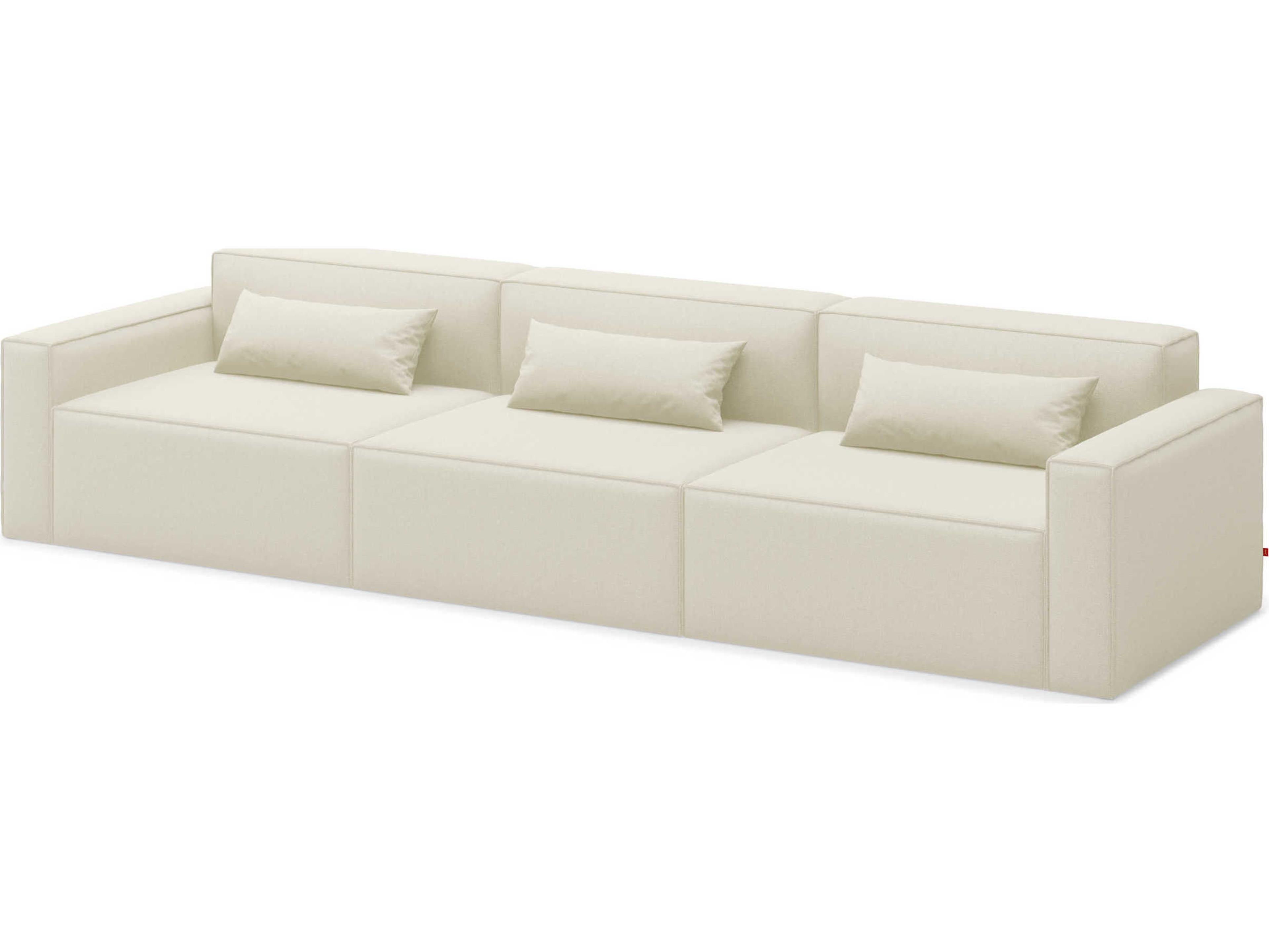Mix Mowat Sand White Upholstered Sofa