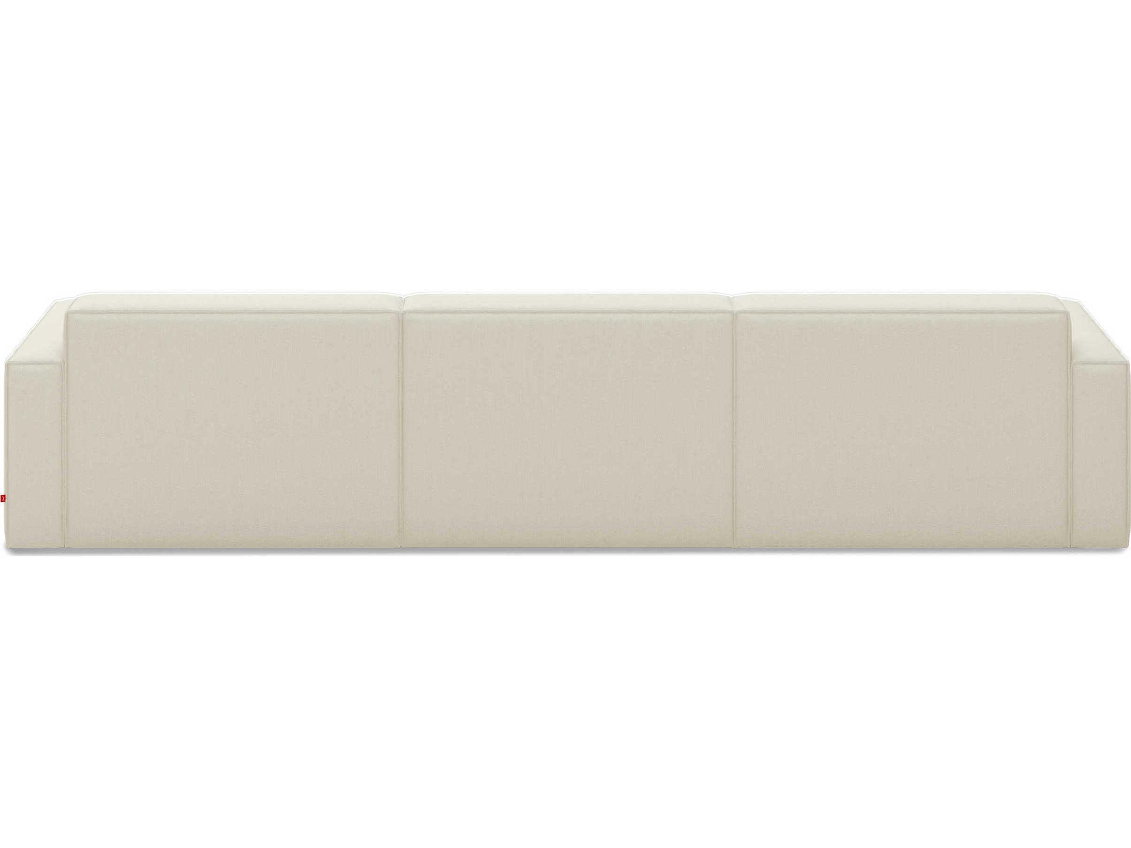 Gus* Modern Mix Mowat Sand White Upholstered Sofa