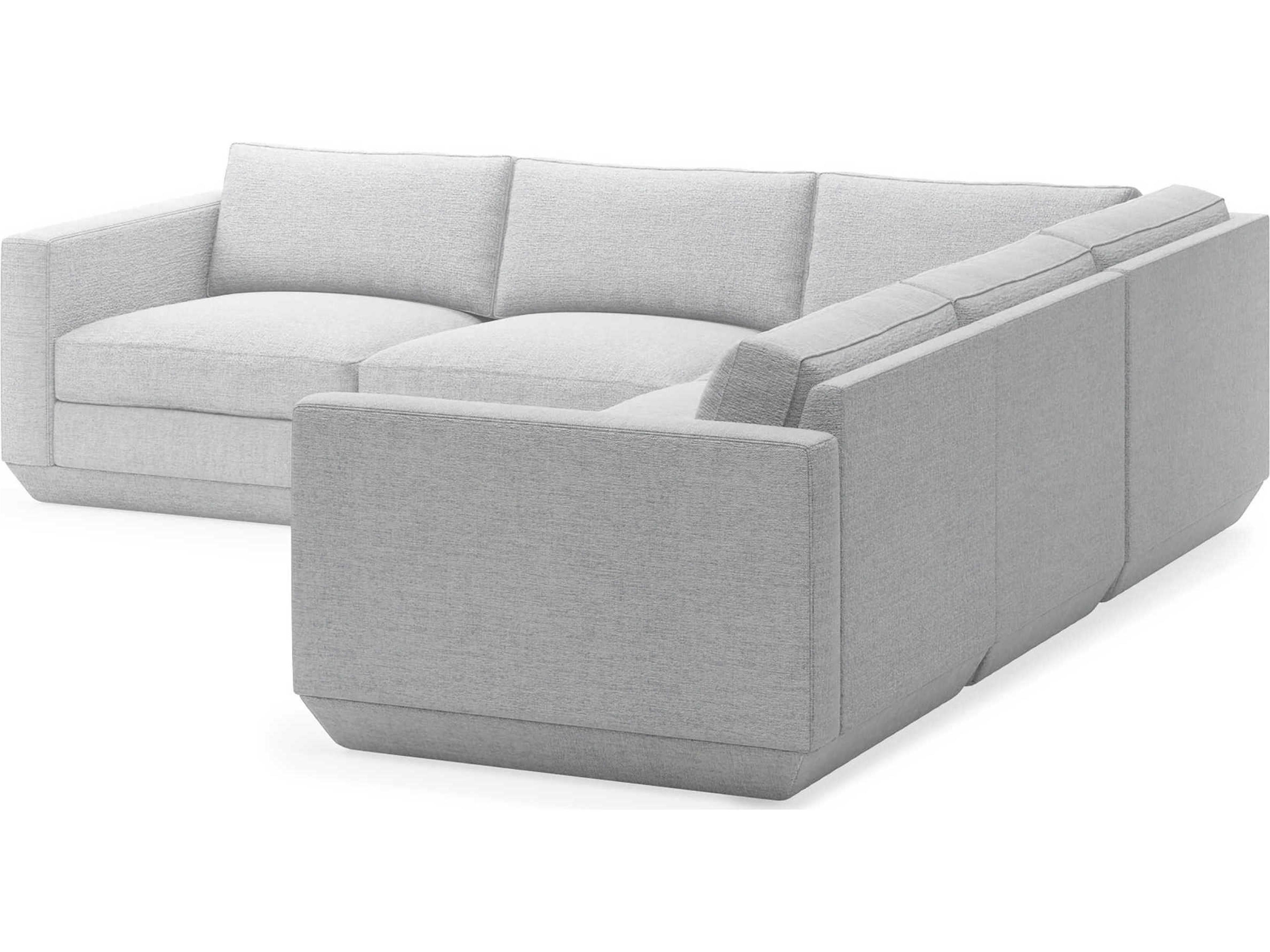 Gus* Modern Podium Upholstered Sectional Sofa