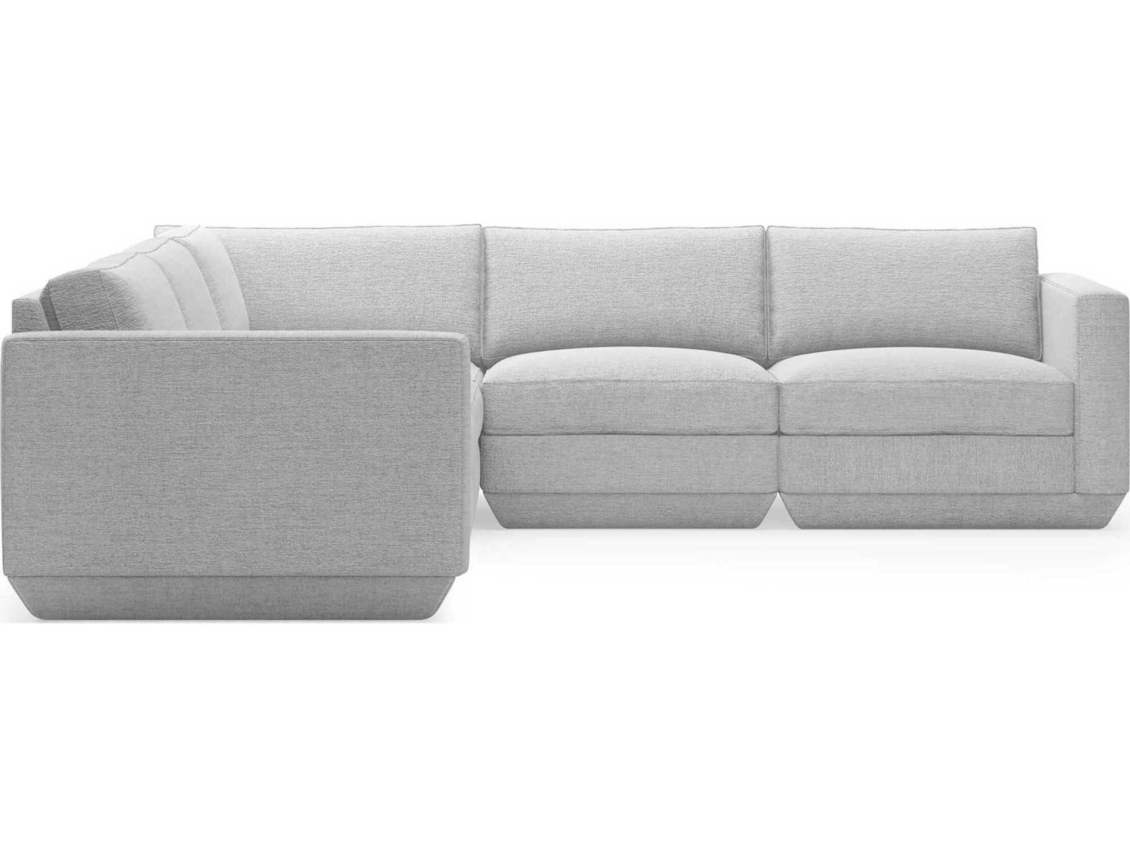 Gus* Modern Podium Upholstered Sectional Sofa