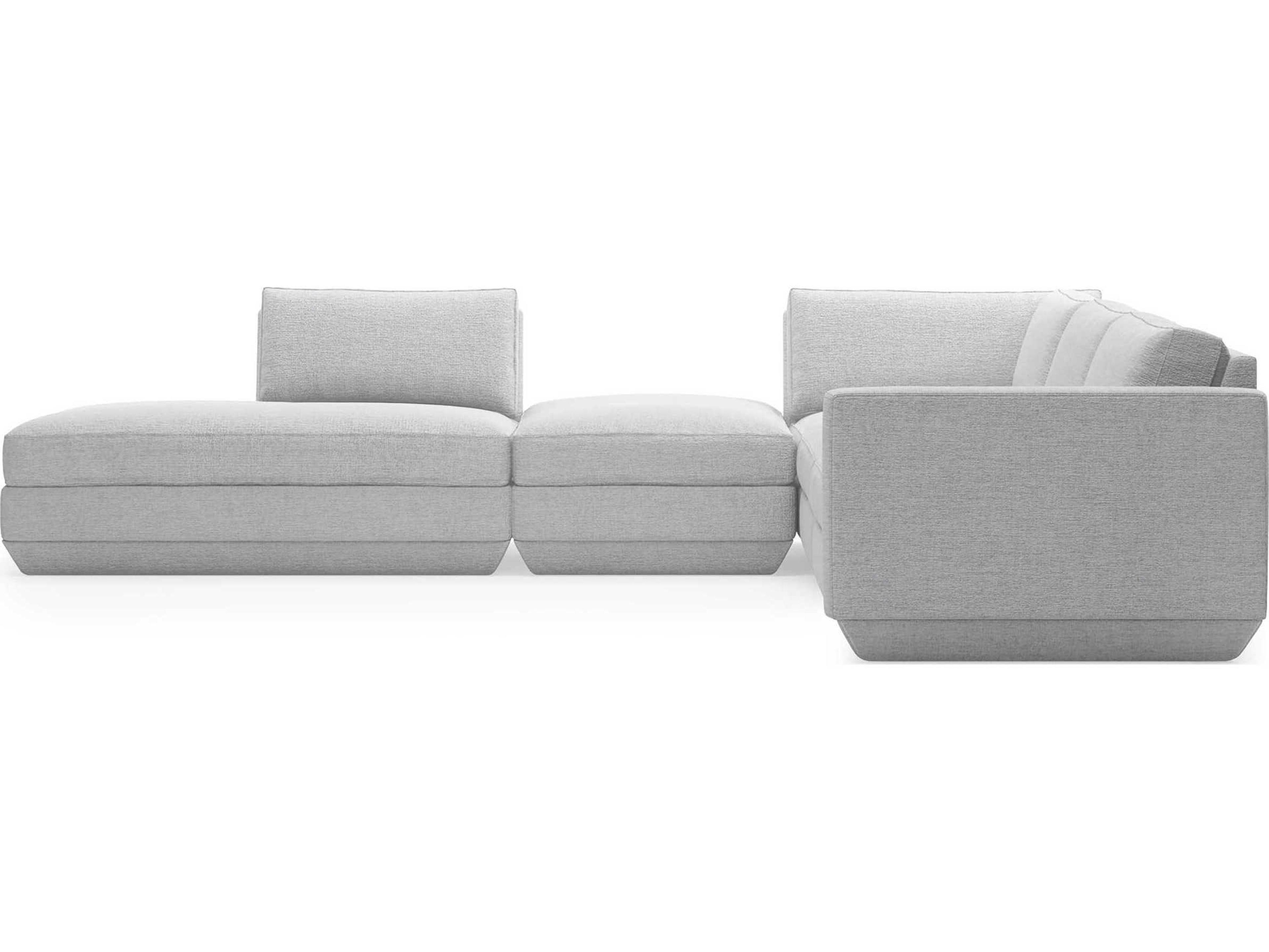 Gus* Modern Podium Upholstered Sectional Sofa