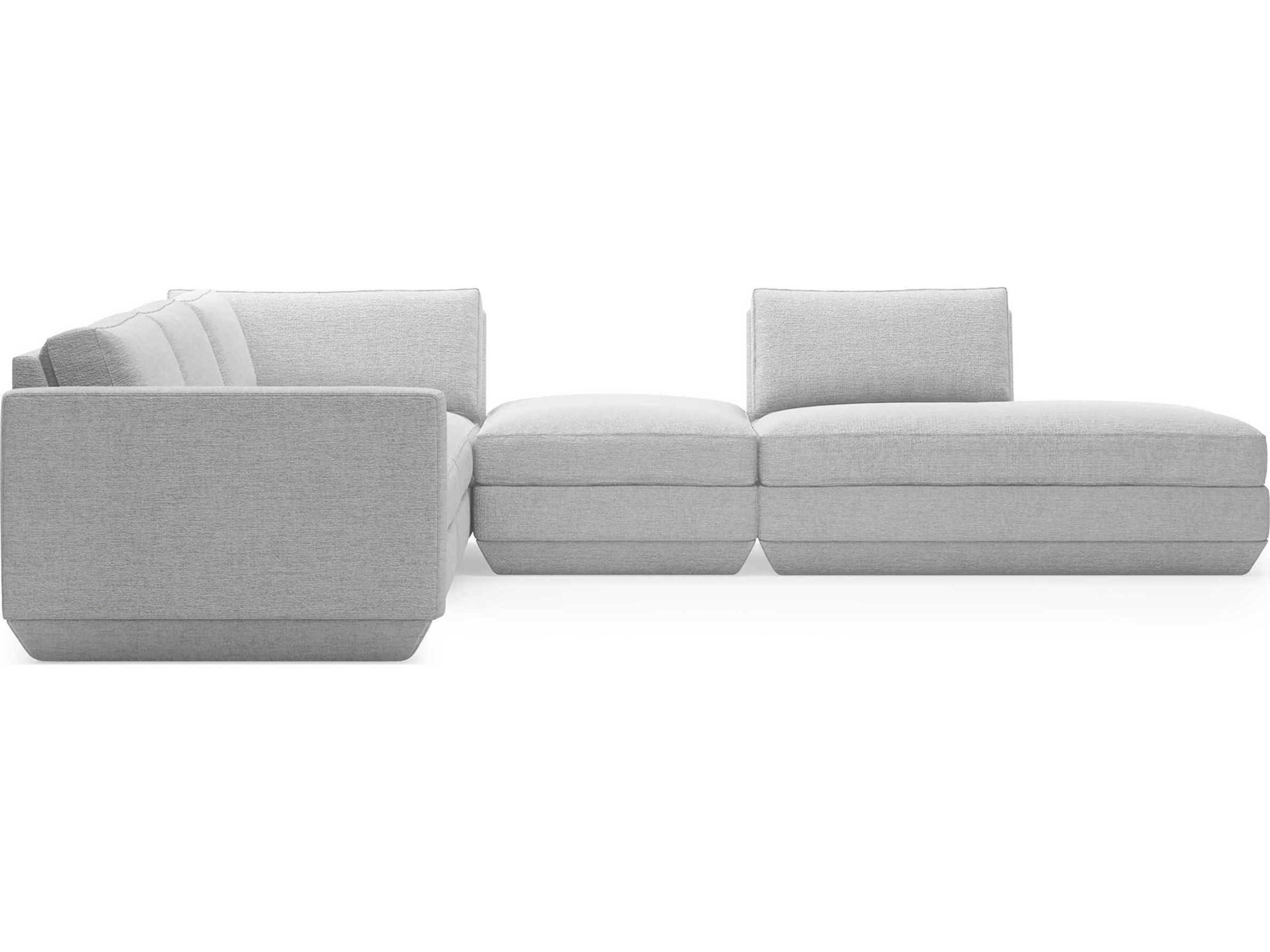 Gus* Modern Podium Upholstered Sectional Sofa