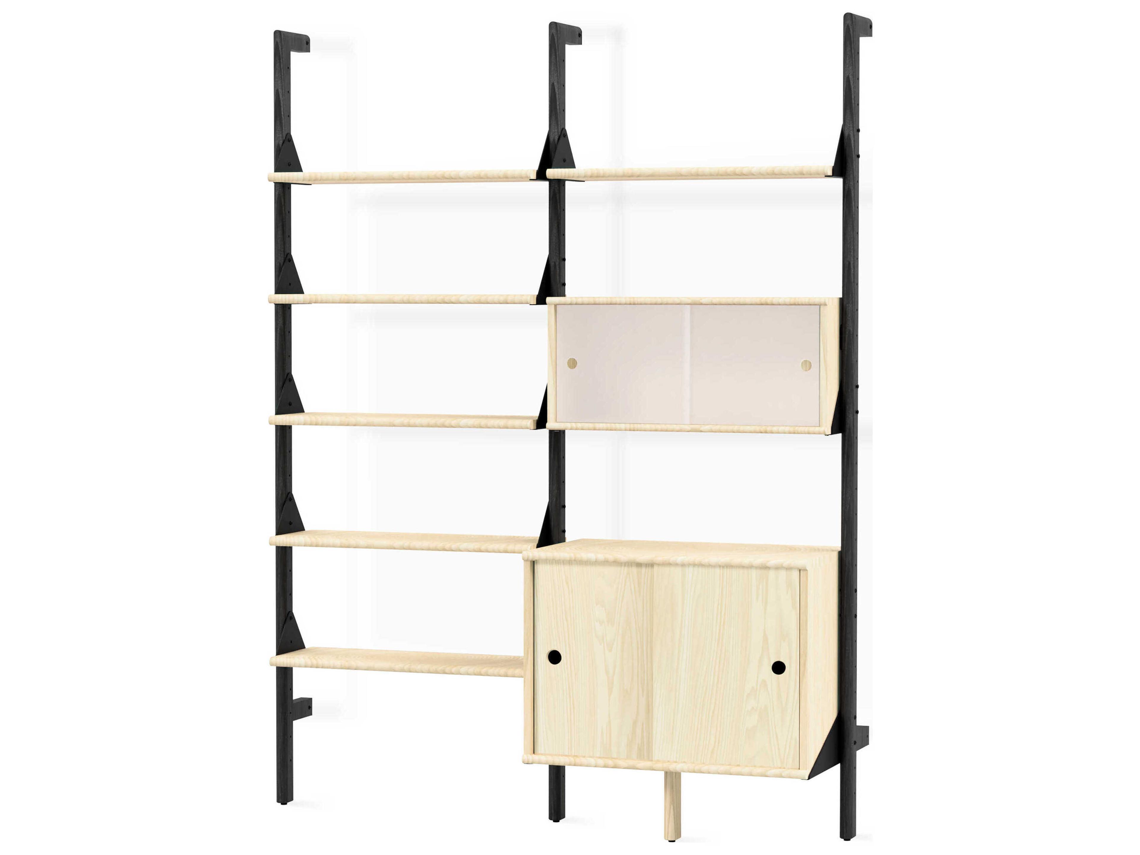 Branch Black Blonde Bookcase