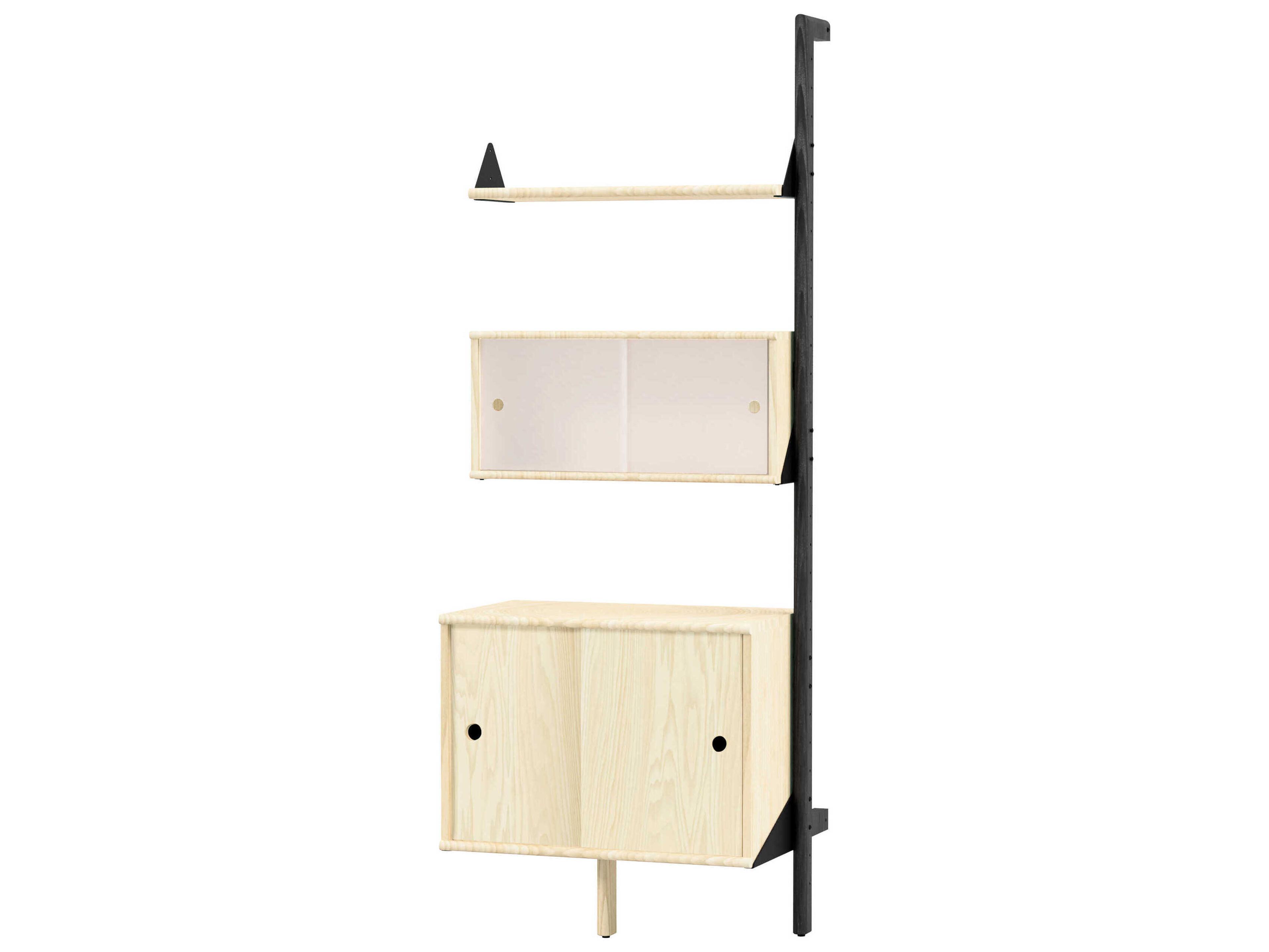 Branch Black Blonde Bookcase