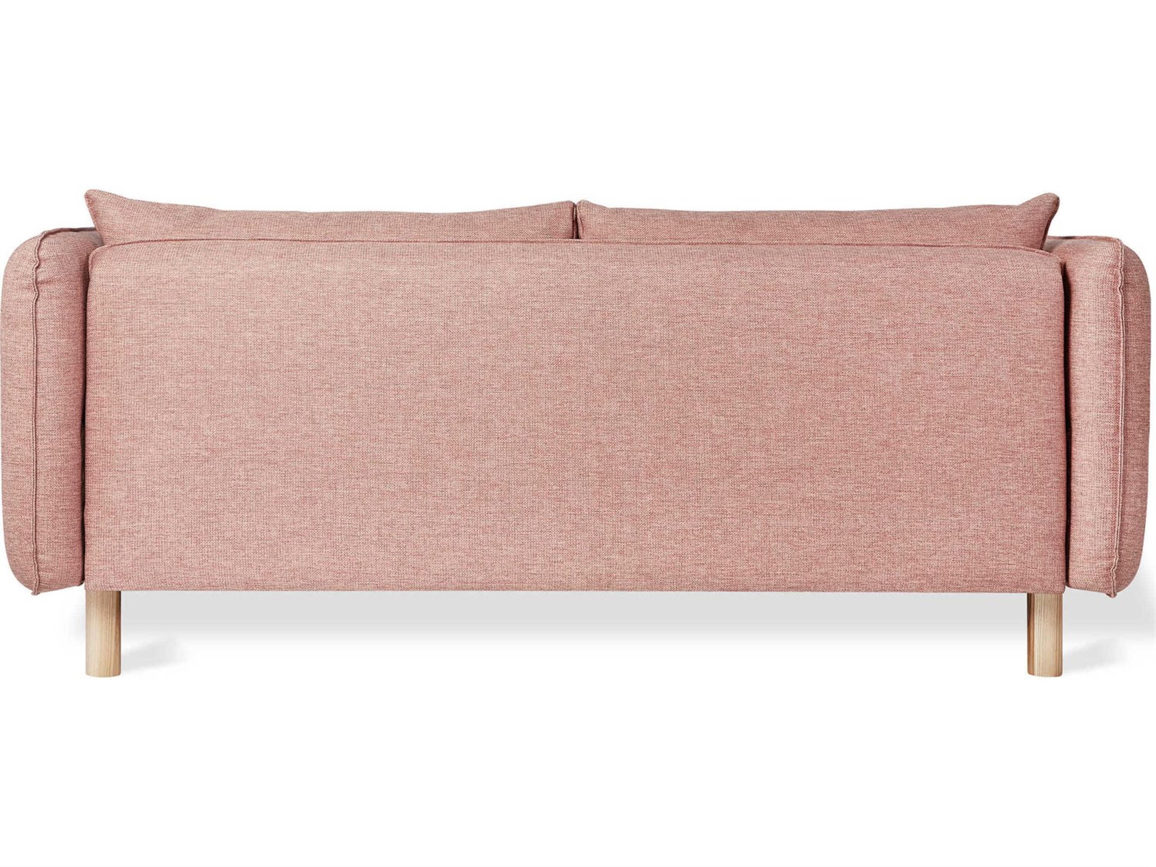 Gus* Modern Rialto Dawson Rose Pink Upholstered Sofa Bed