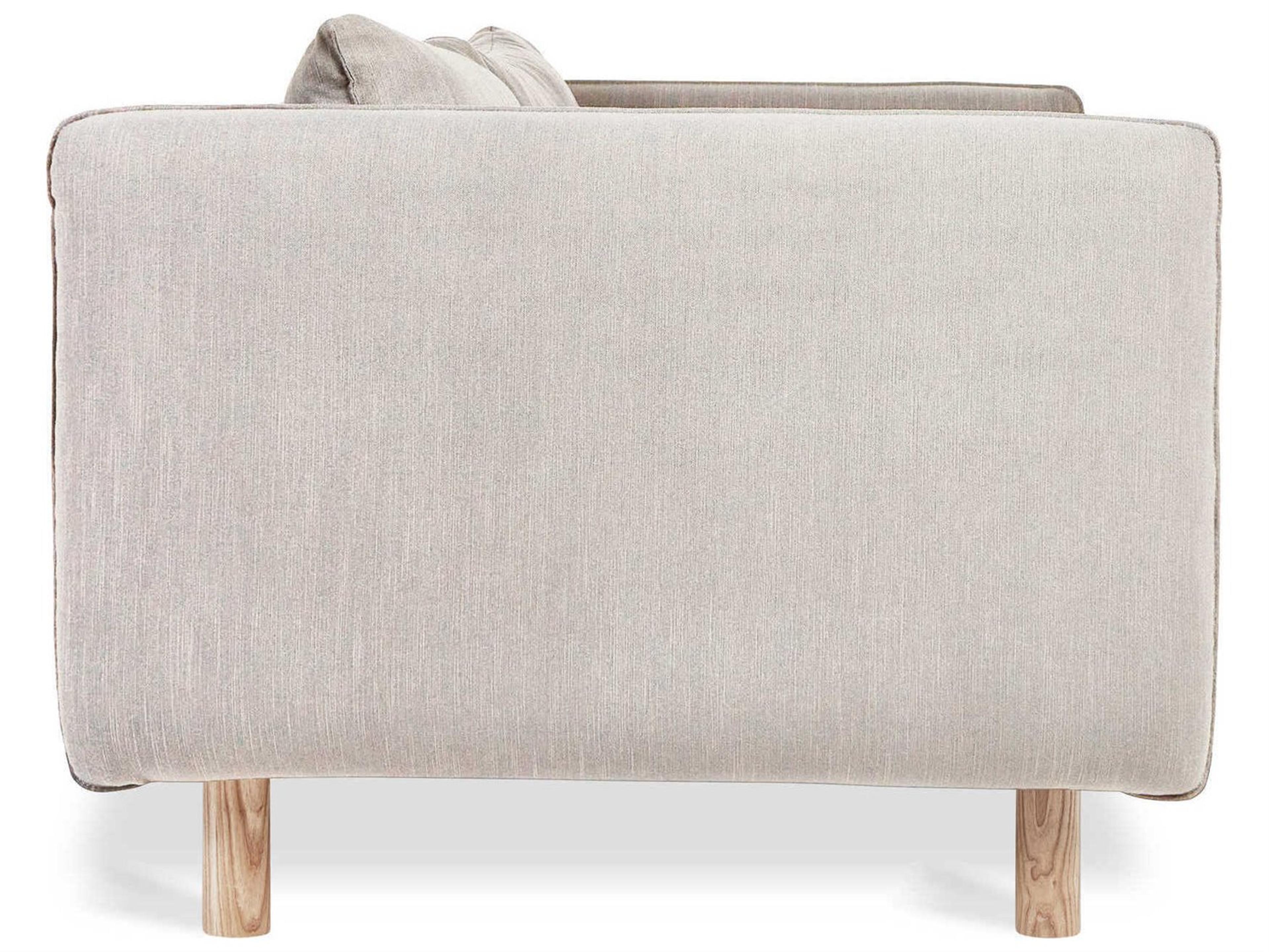 Gus* Modern Rialto Stria Sand Black Upholstered Sofa Bed