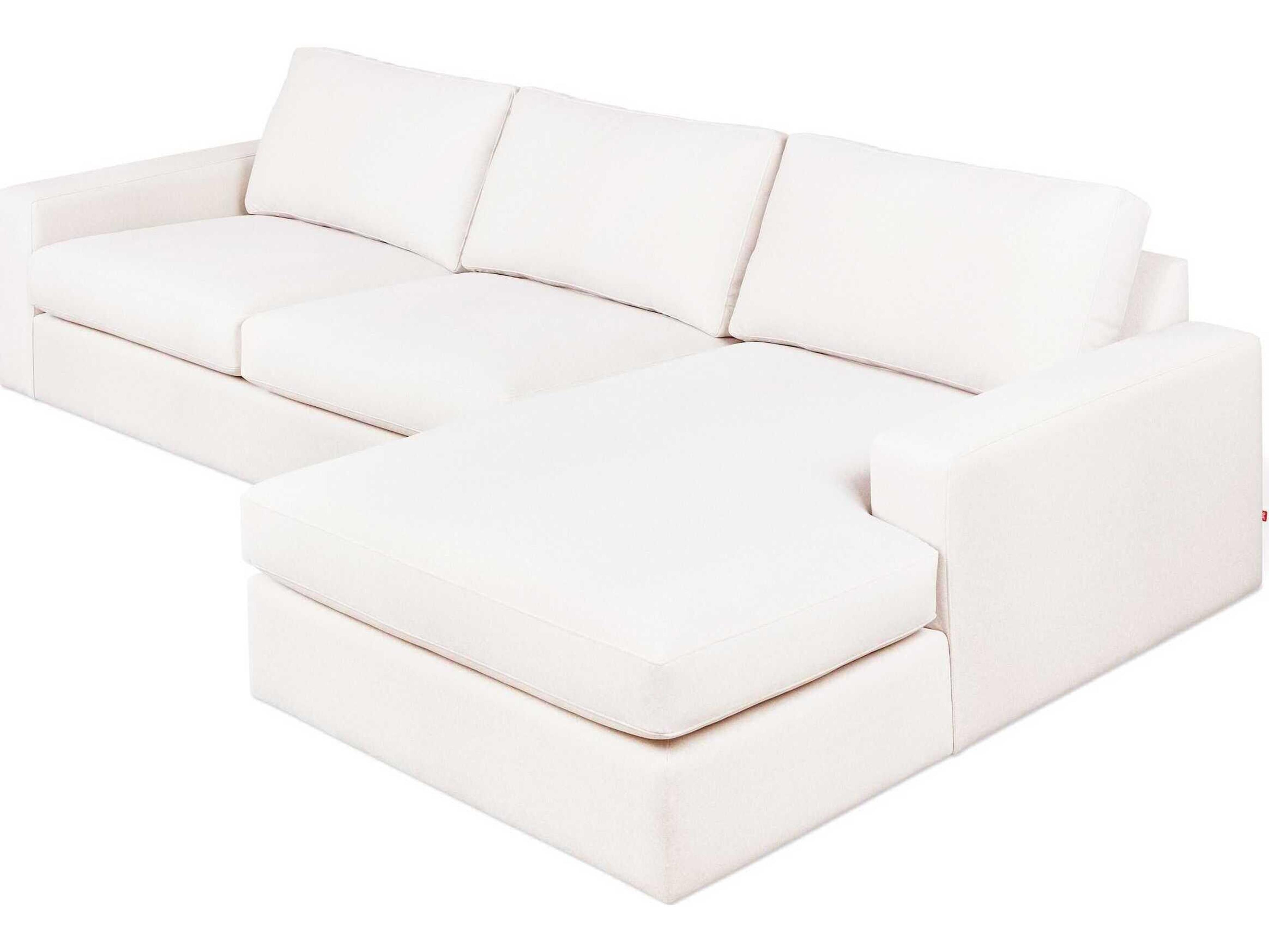 Ashdale White Upholstered Sectional Sofa