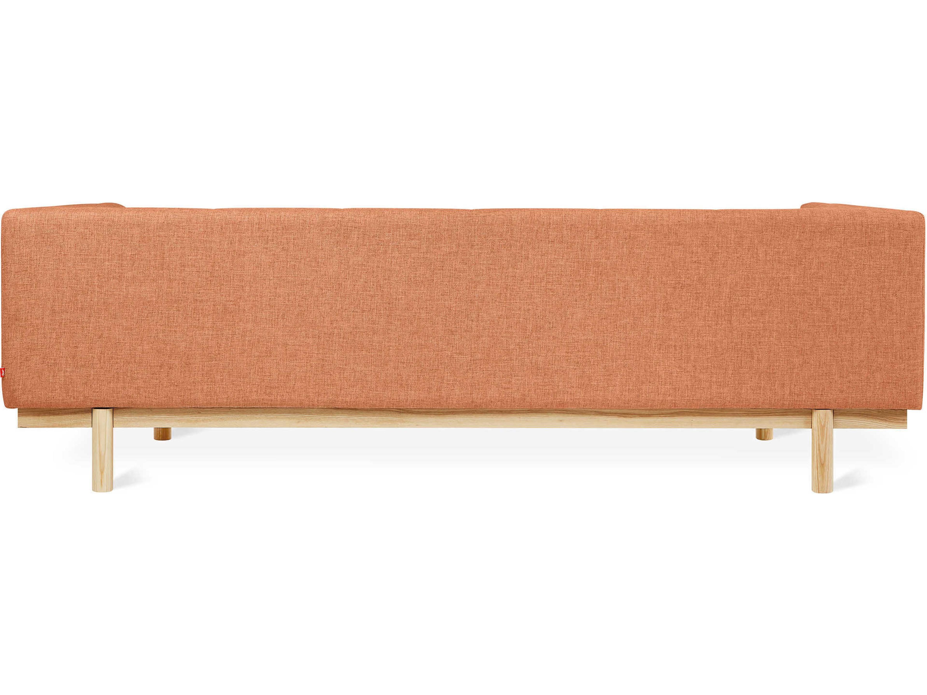 Gus* Modern Mulholland Tufted Brown Upholstered Sectional Sofa