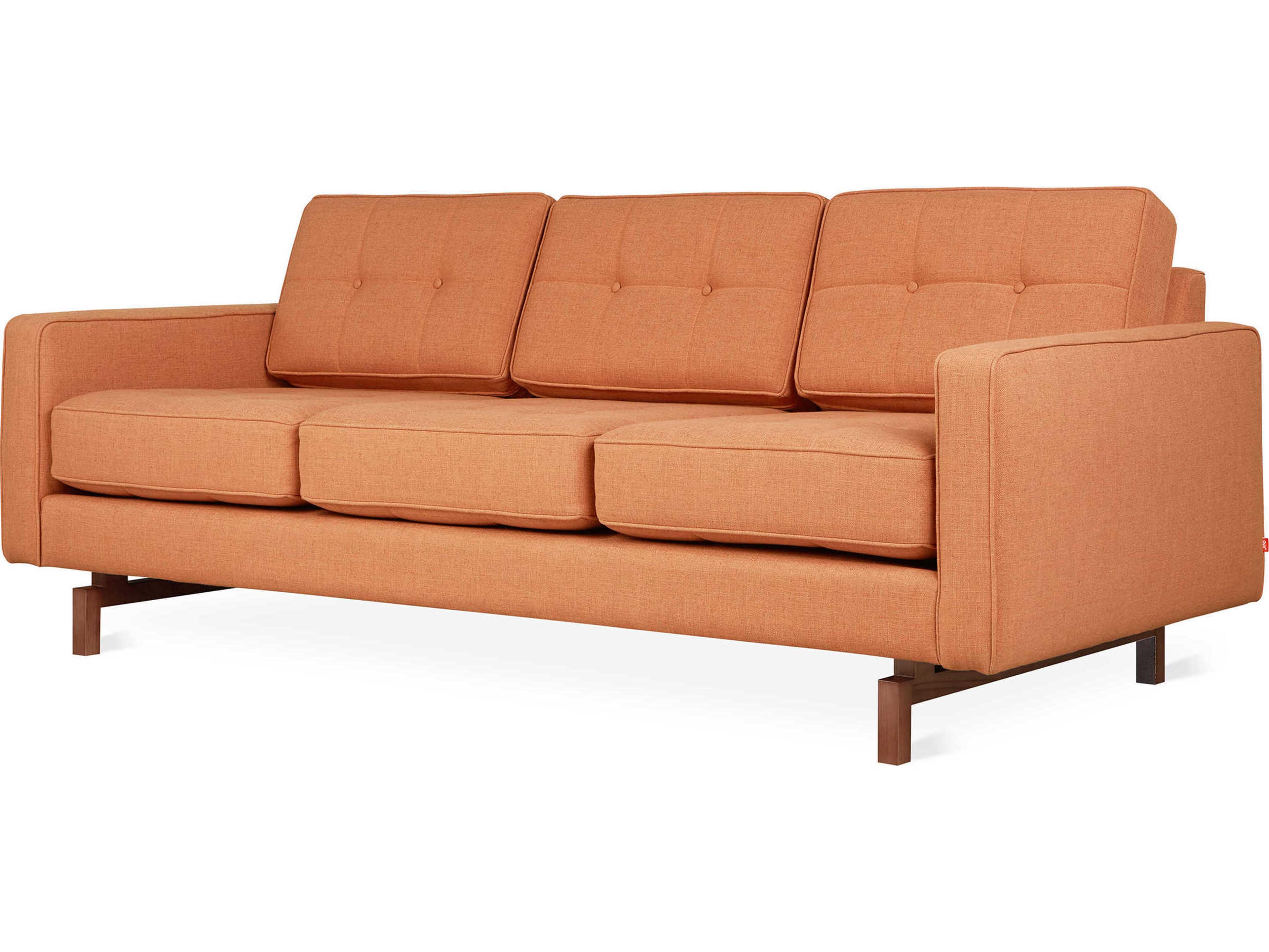 Jane-2 Caledon Sedona Orange Upholstered Sofa