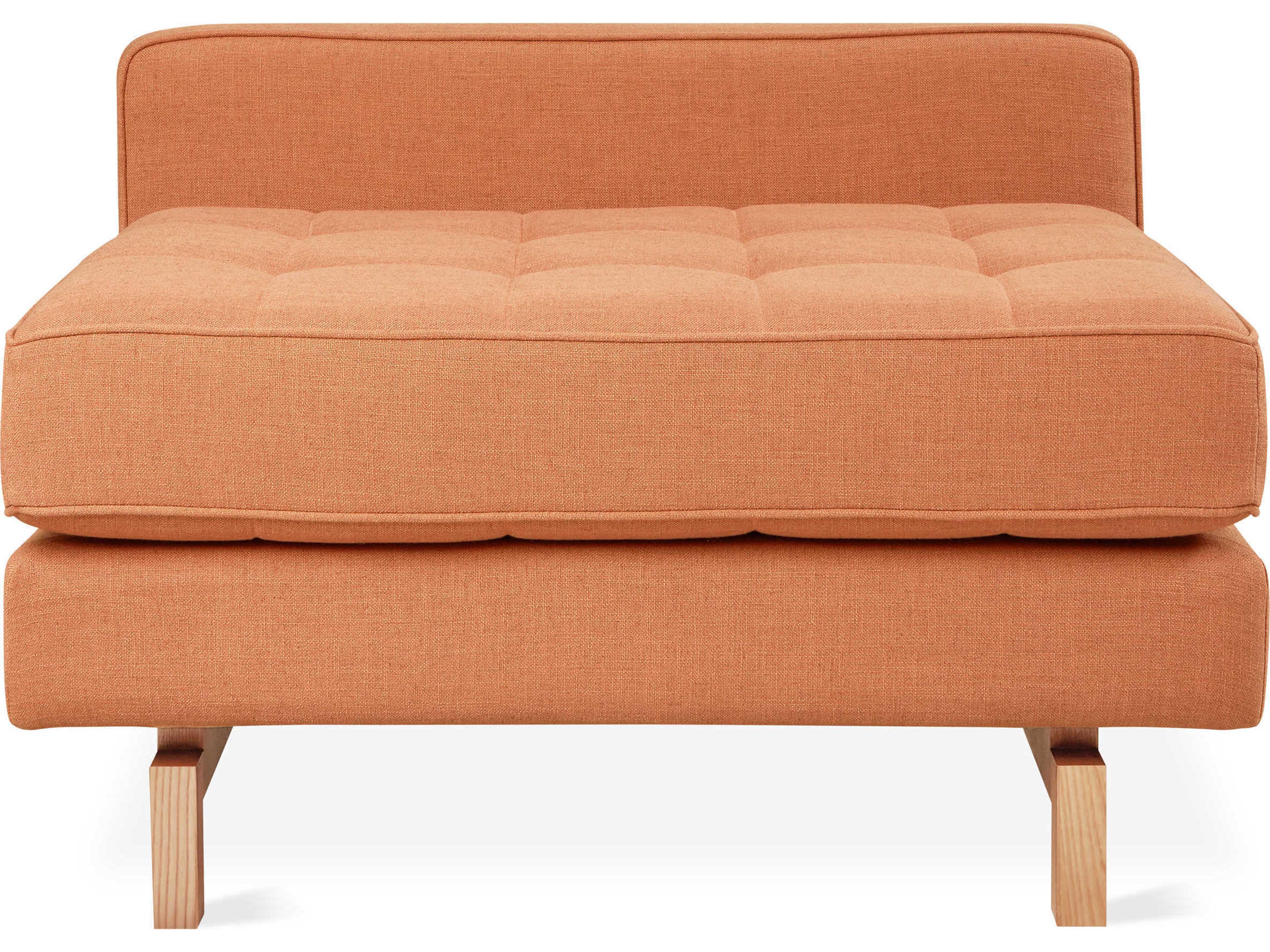 Gus* Modern Jane-2 Orange Fabric Accent Chair