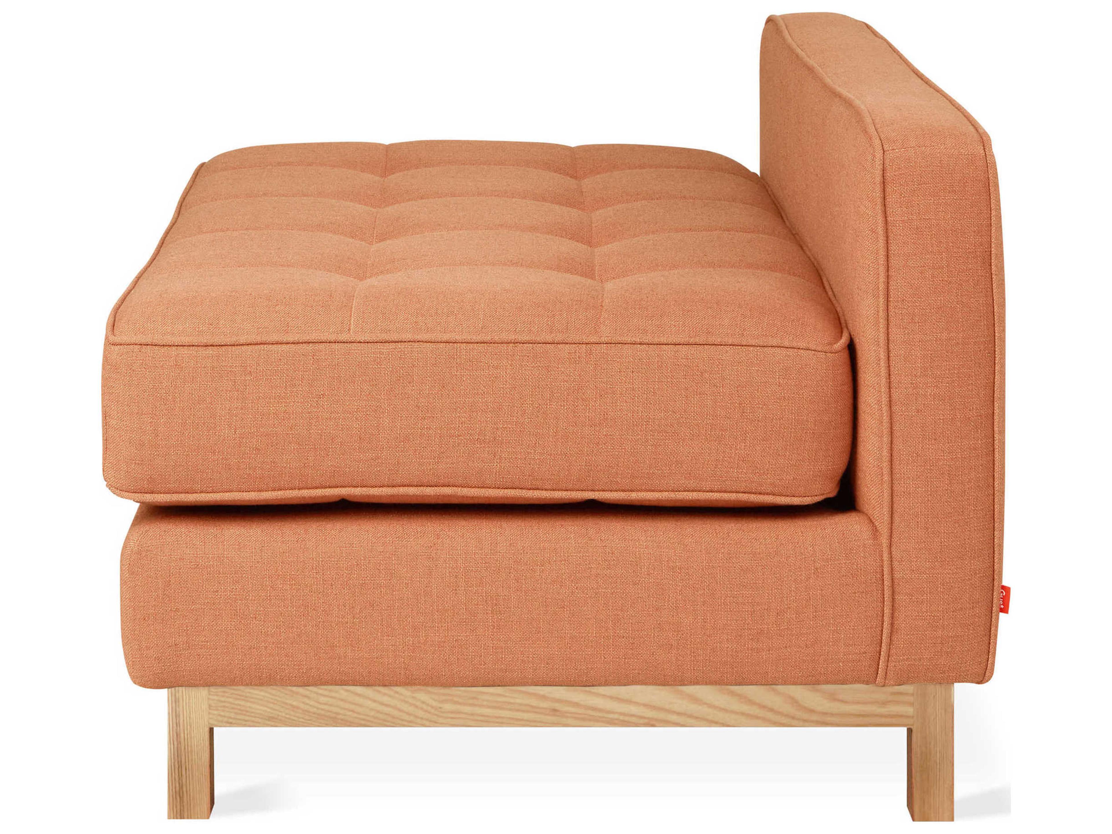 Gus* Modern Jane-2 Orange Fabric Accent Chair