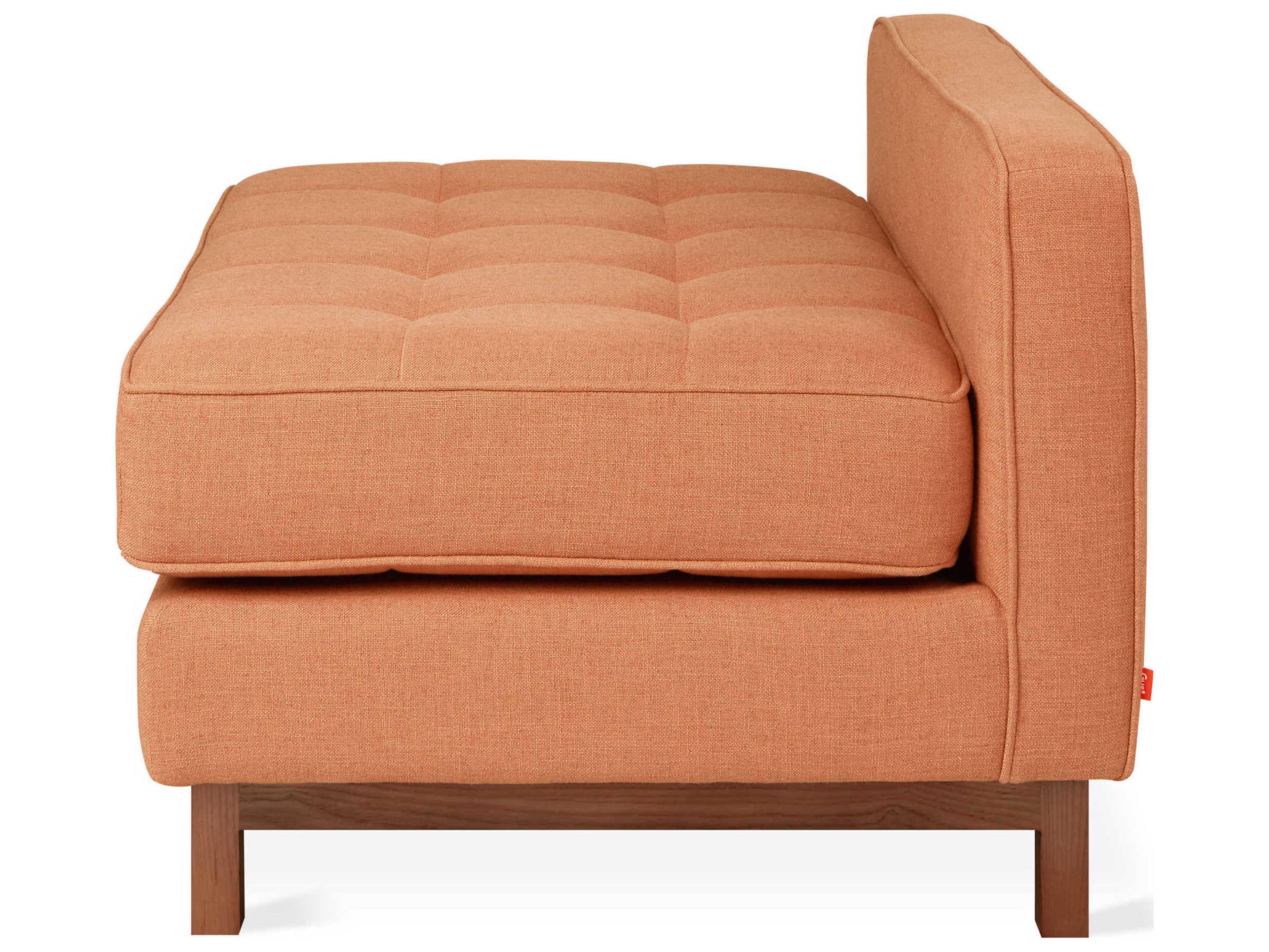 Gus* Modern Jane-2 Orange Fabric Modular Chair