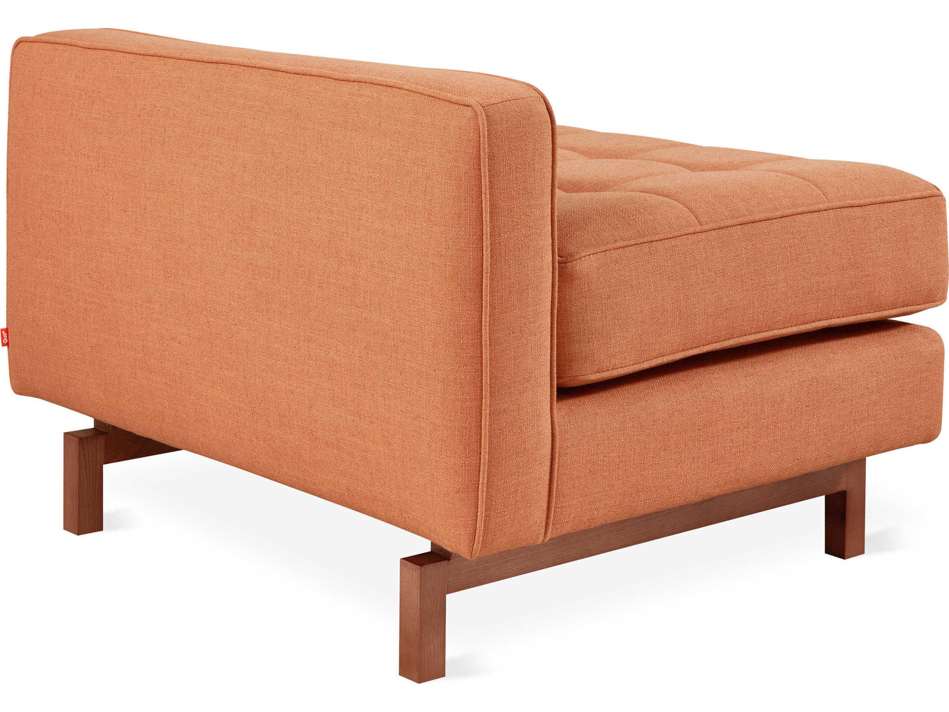 Gus* Modern Jane-2 Orange Fabric Modular Chair