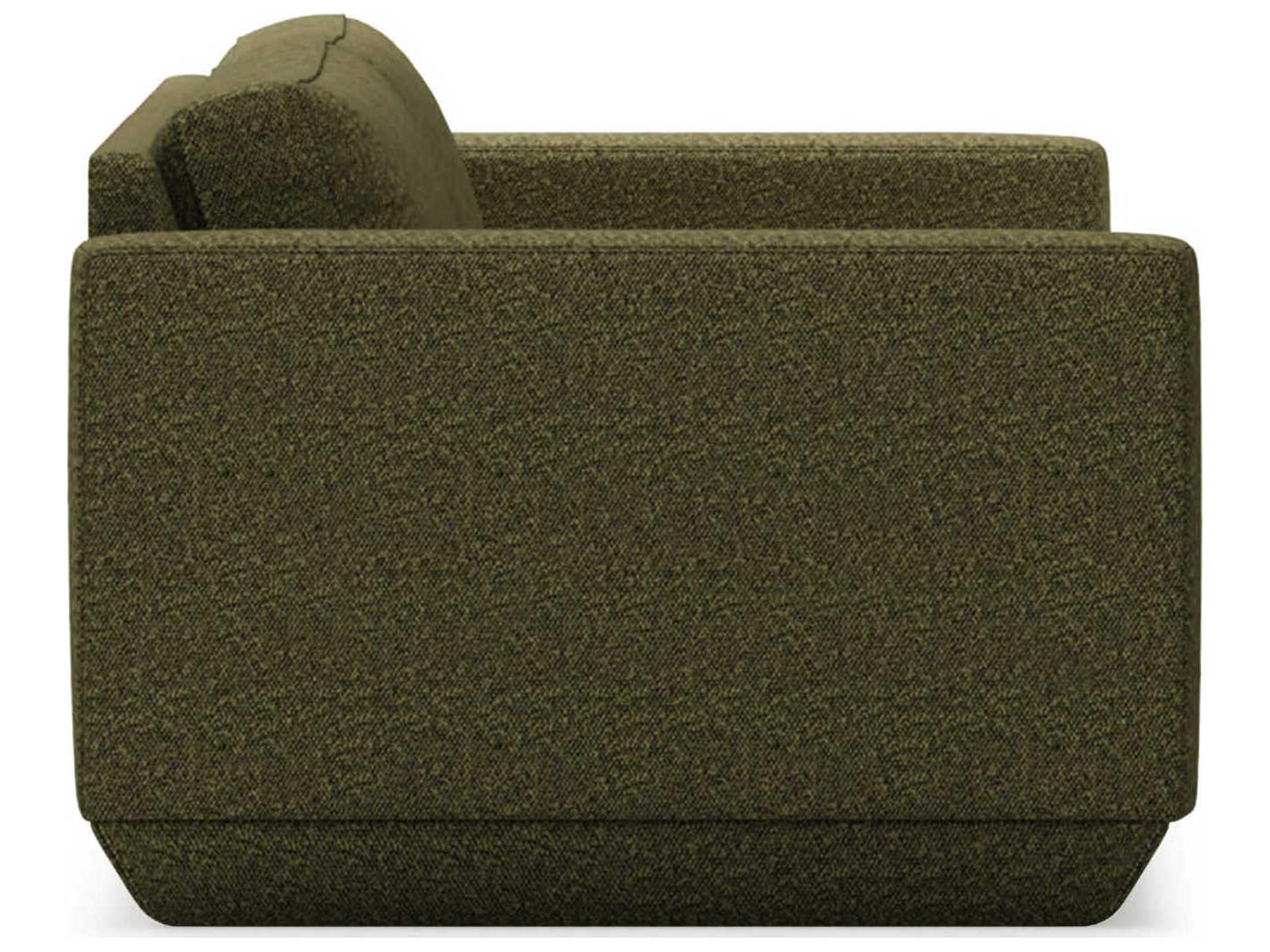 Gus* Modern Podium Copenhagen Terra Green Upholstered Loveseat