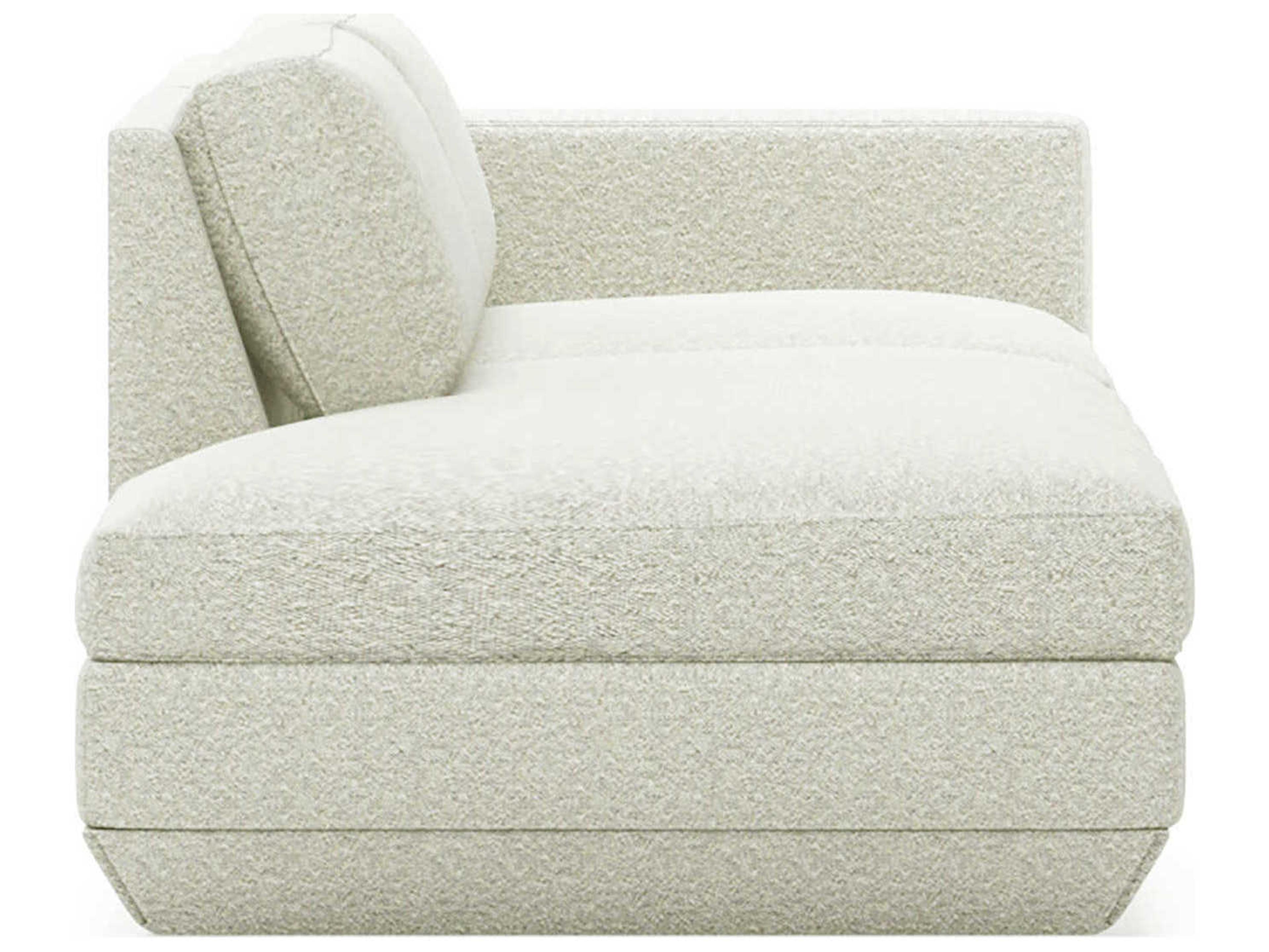 Gus* Modern Podium Copenhagen Fossil White Upholstered Sofa
