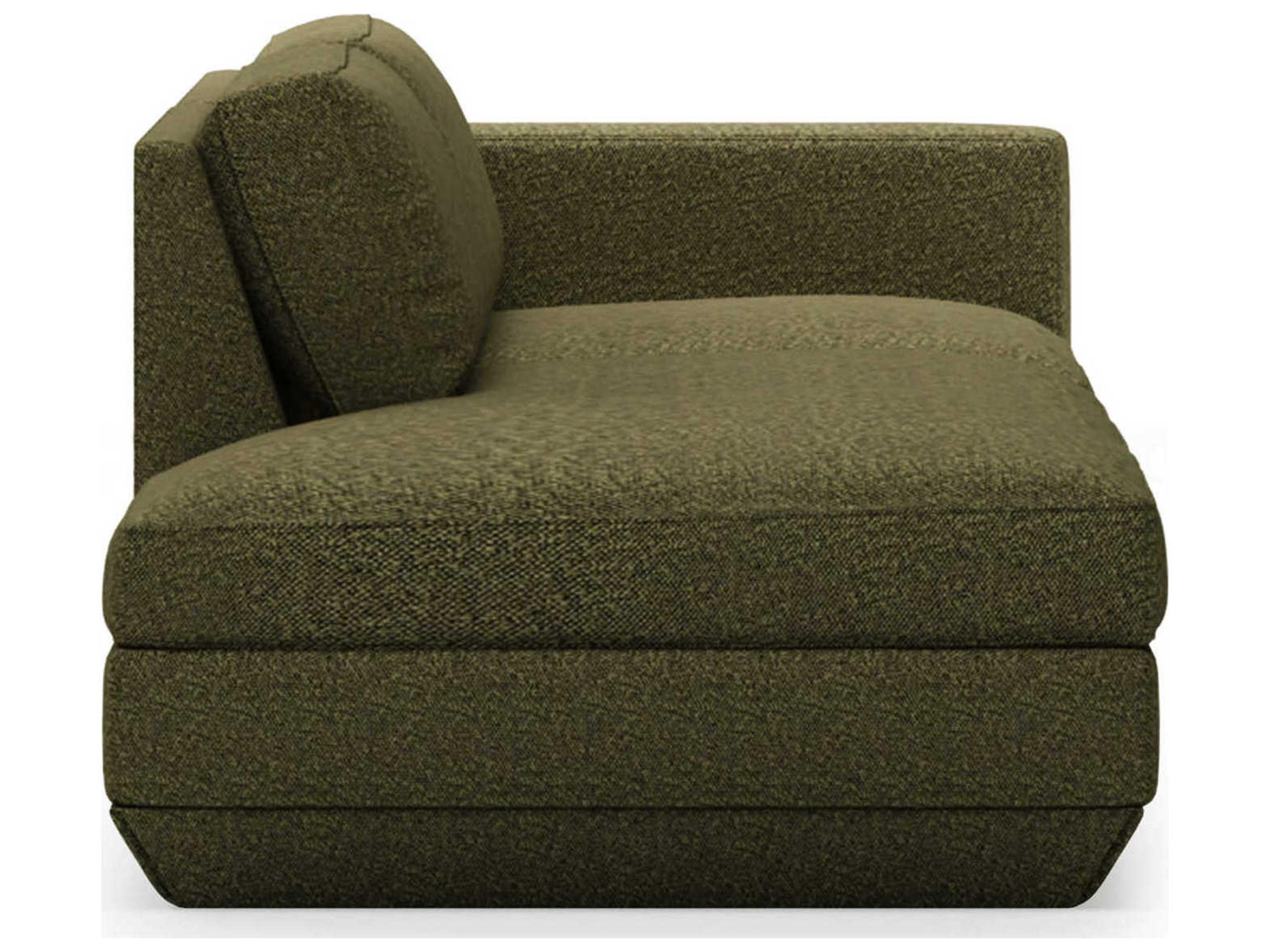 Gus* Modern Podium Copenhagen Terra Green Upholstered Sofa