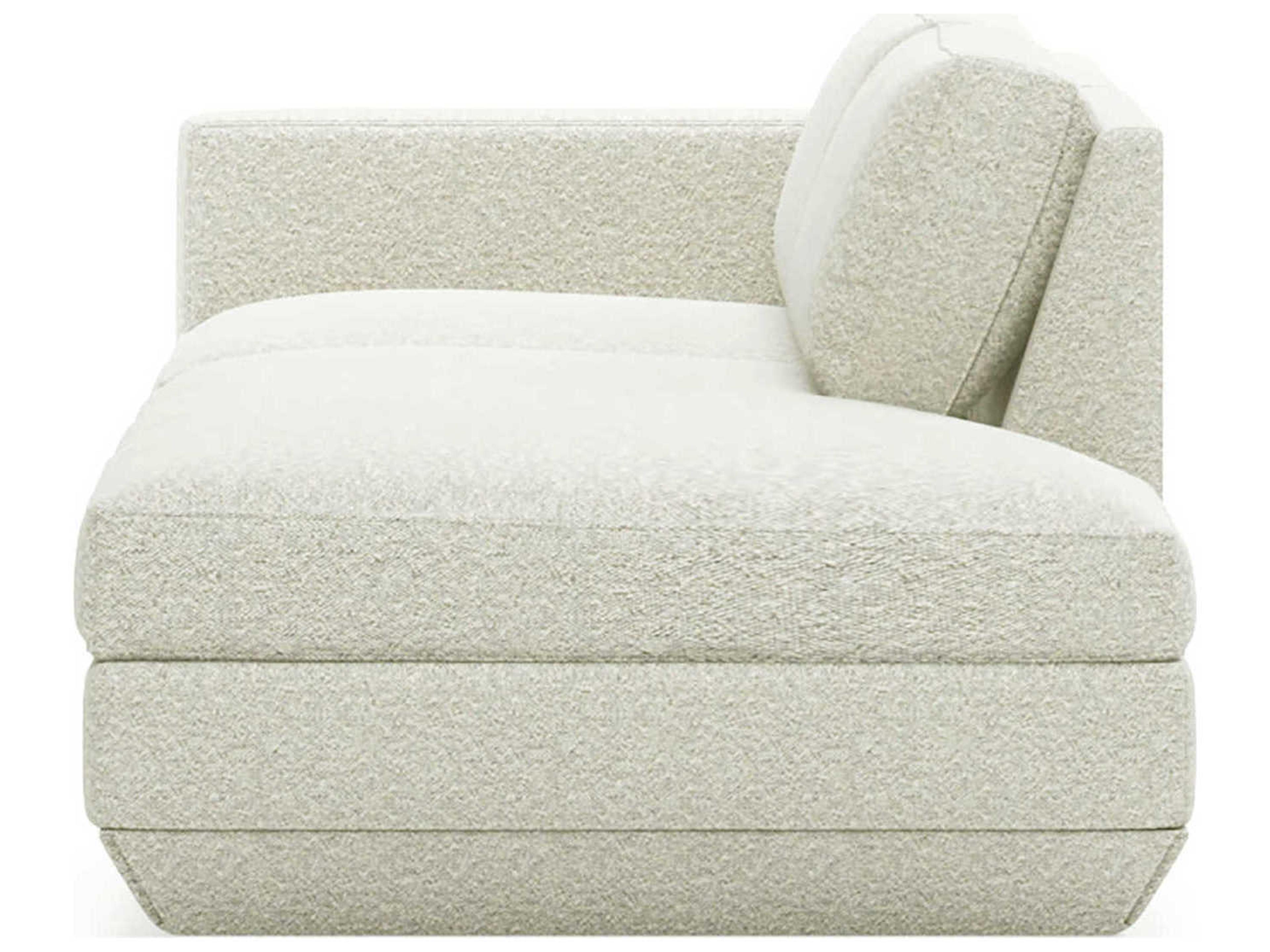 Gus* Modern Podium Copenhagen Fossil White Upholstered Sofa