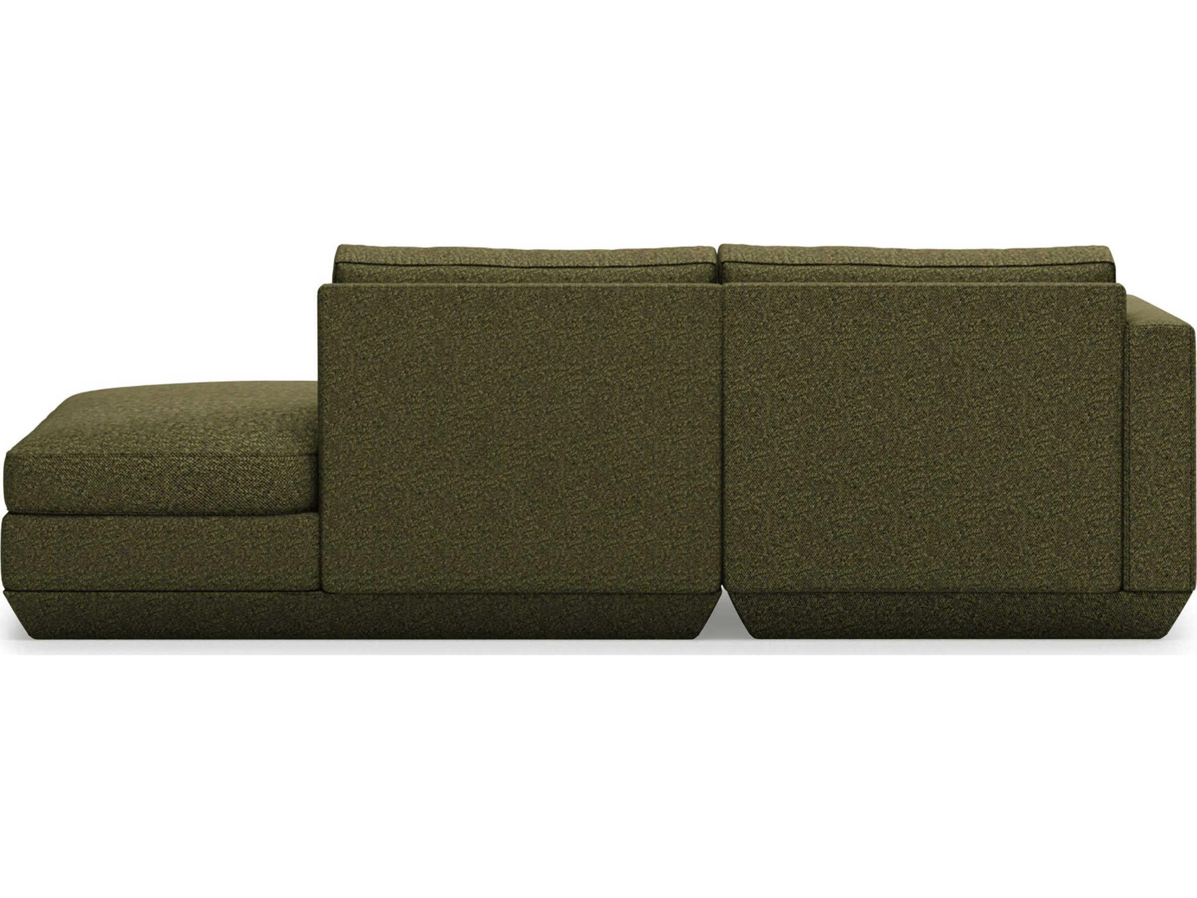 Gus* Modern Podium Copenhagen Terra Green Upholstered Sofa