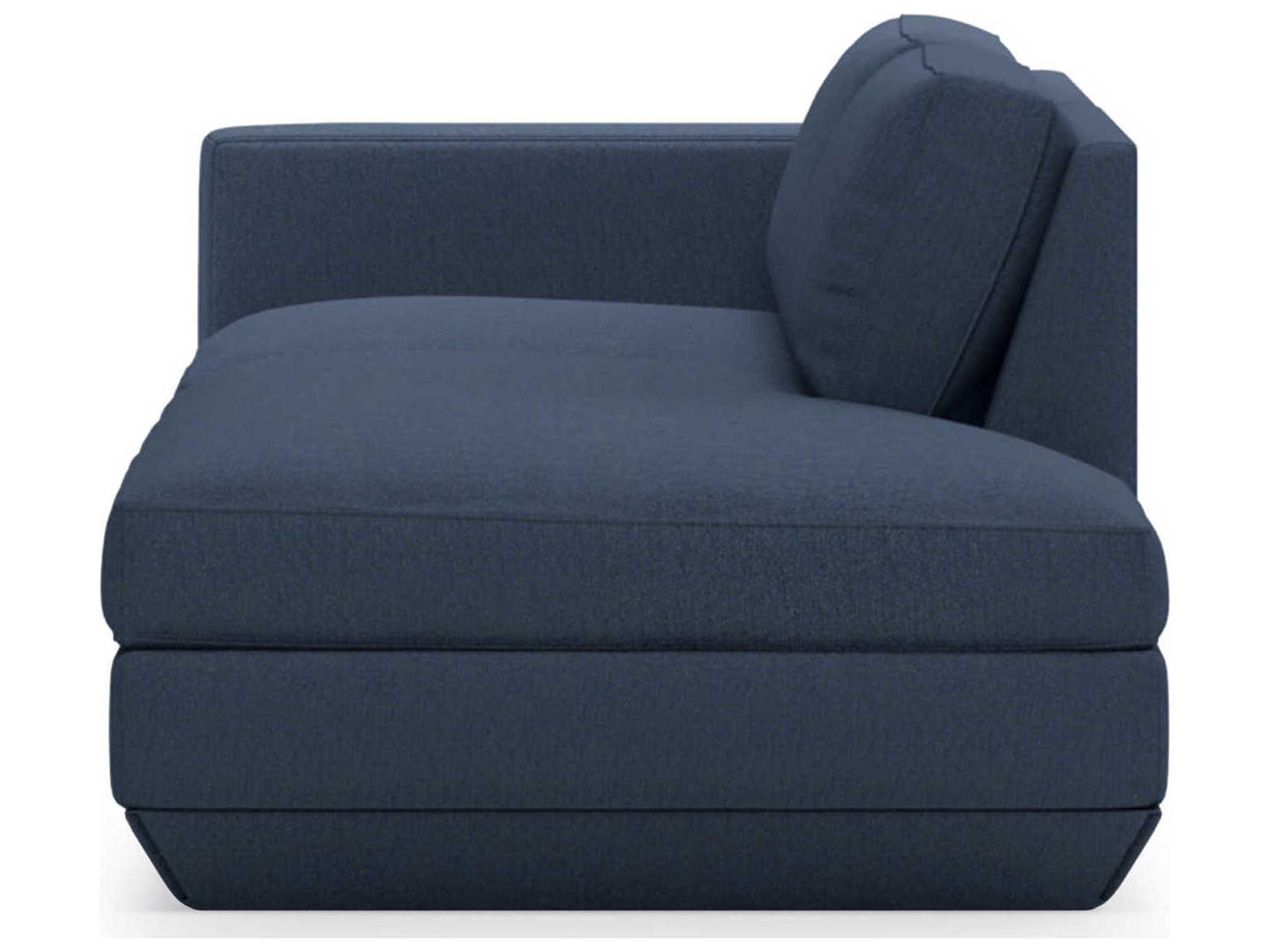 Gus* Modern Podium Hanson Navy Blue Upholstered Sofa