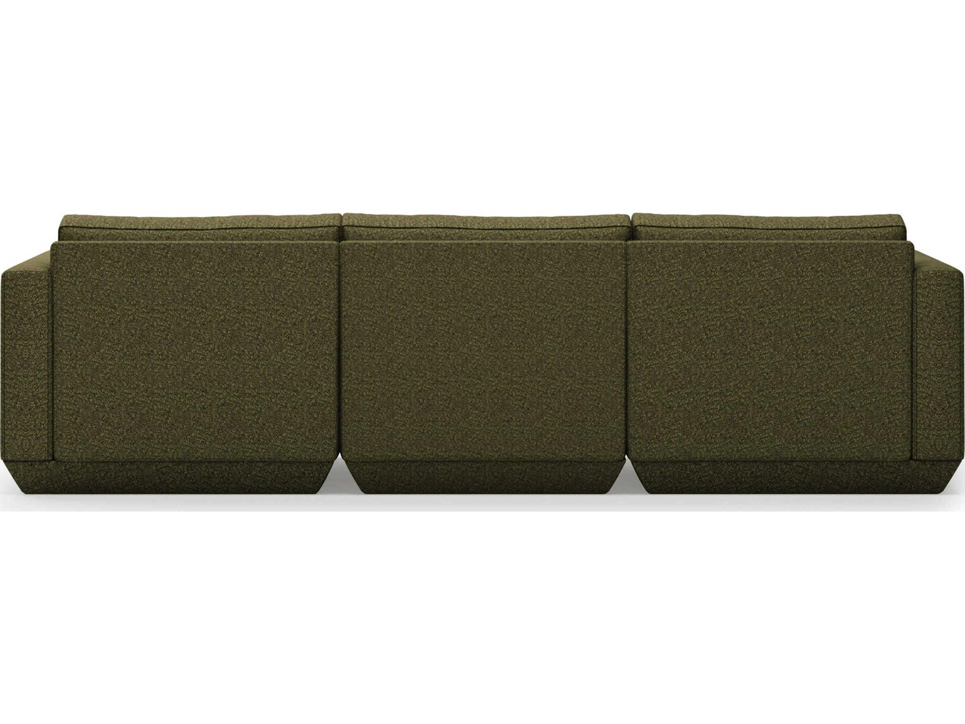 Gus* Modern Podium Copenhagen Terra Green Upholstered Sofa