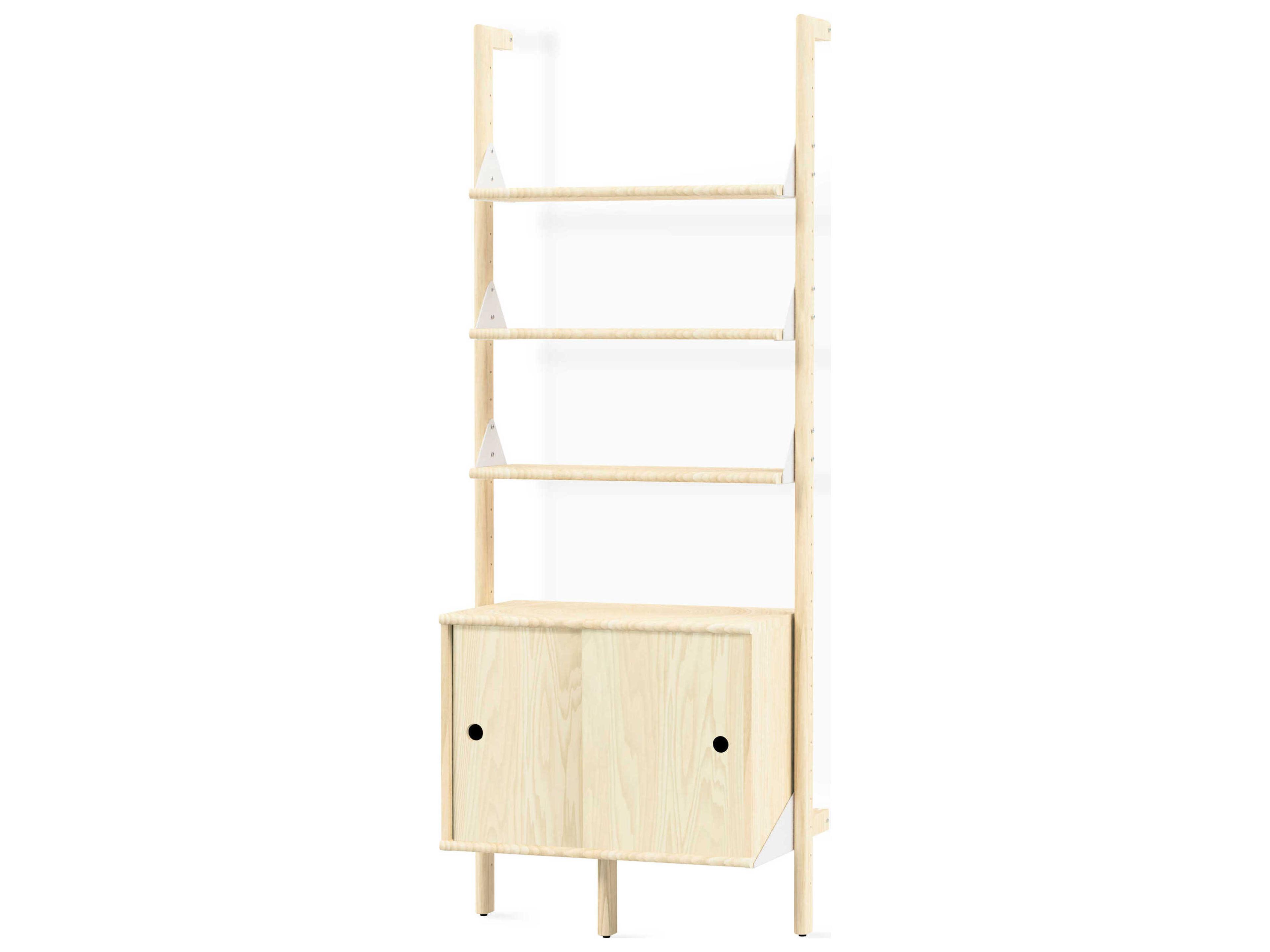 Branch White Blonde Bookcase