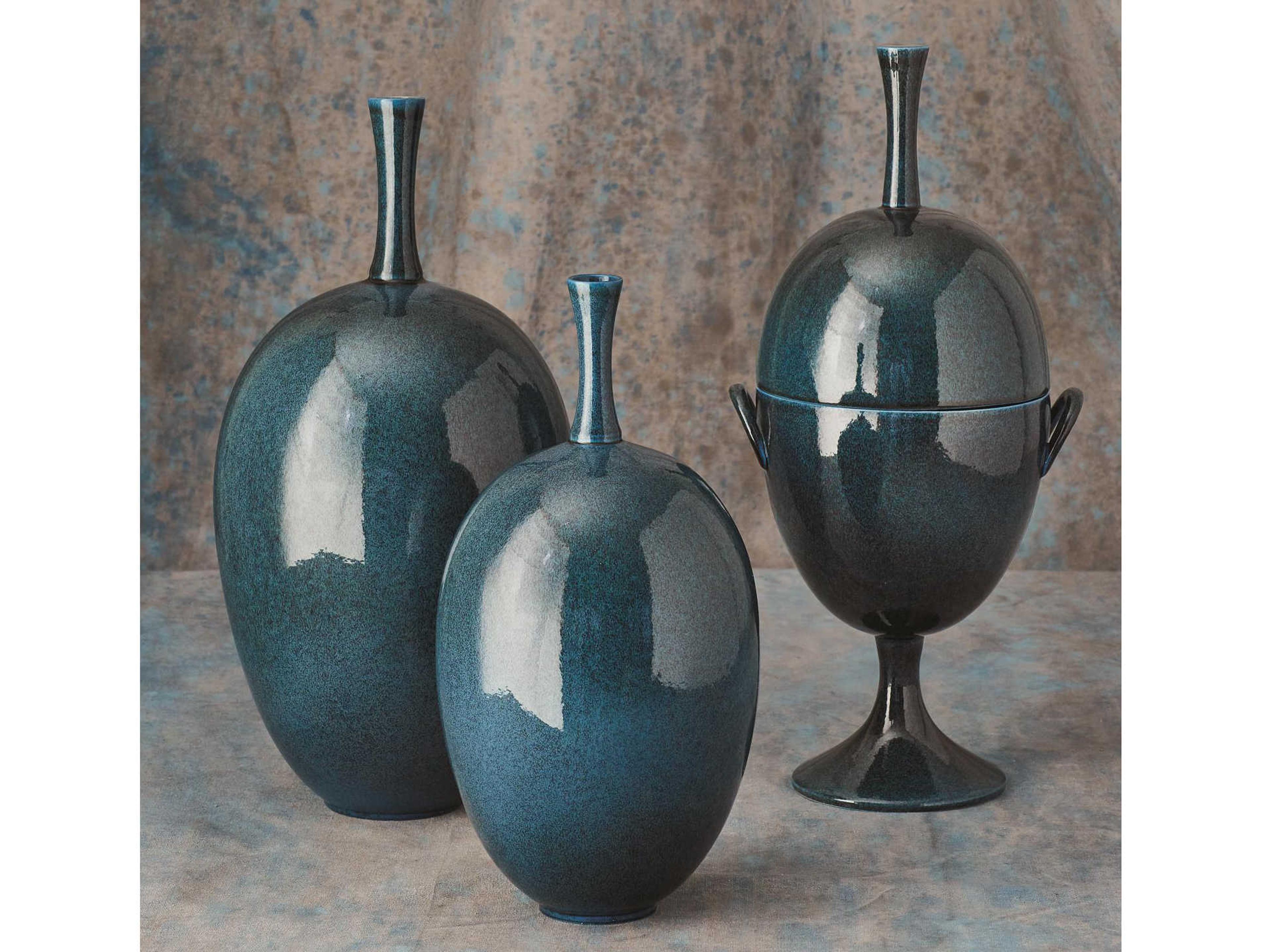 Global Views Ovoid Celestial Small Vase