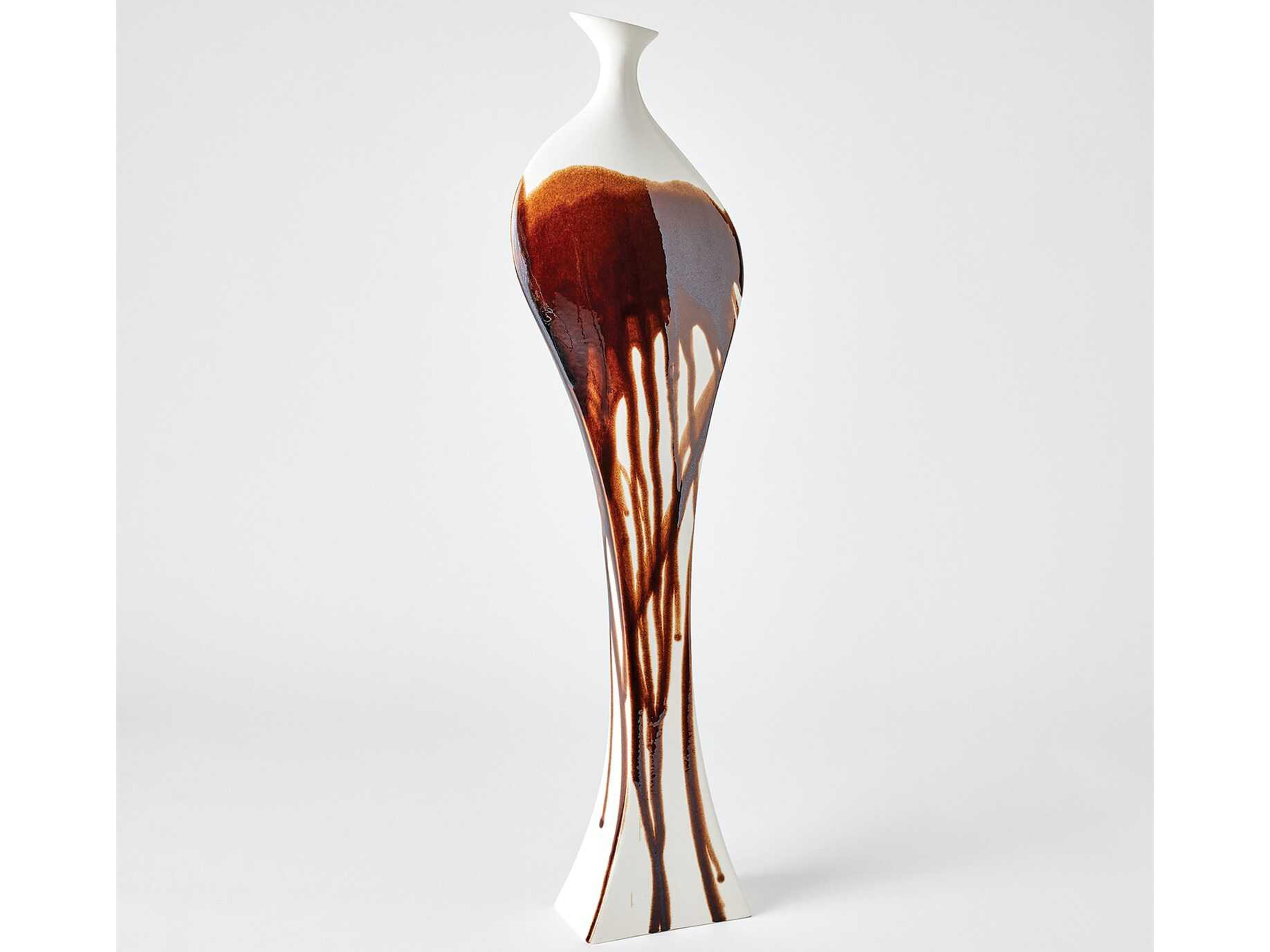 Global Views Splash Curvy Garnet 31" High Bottle