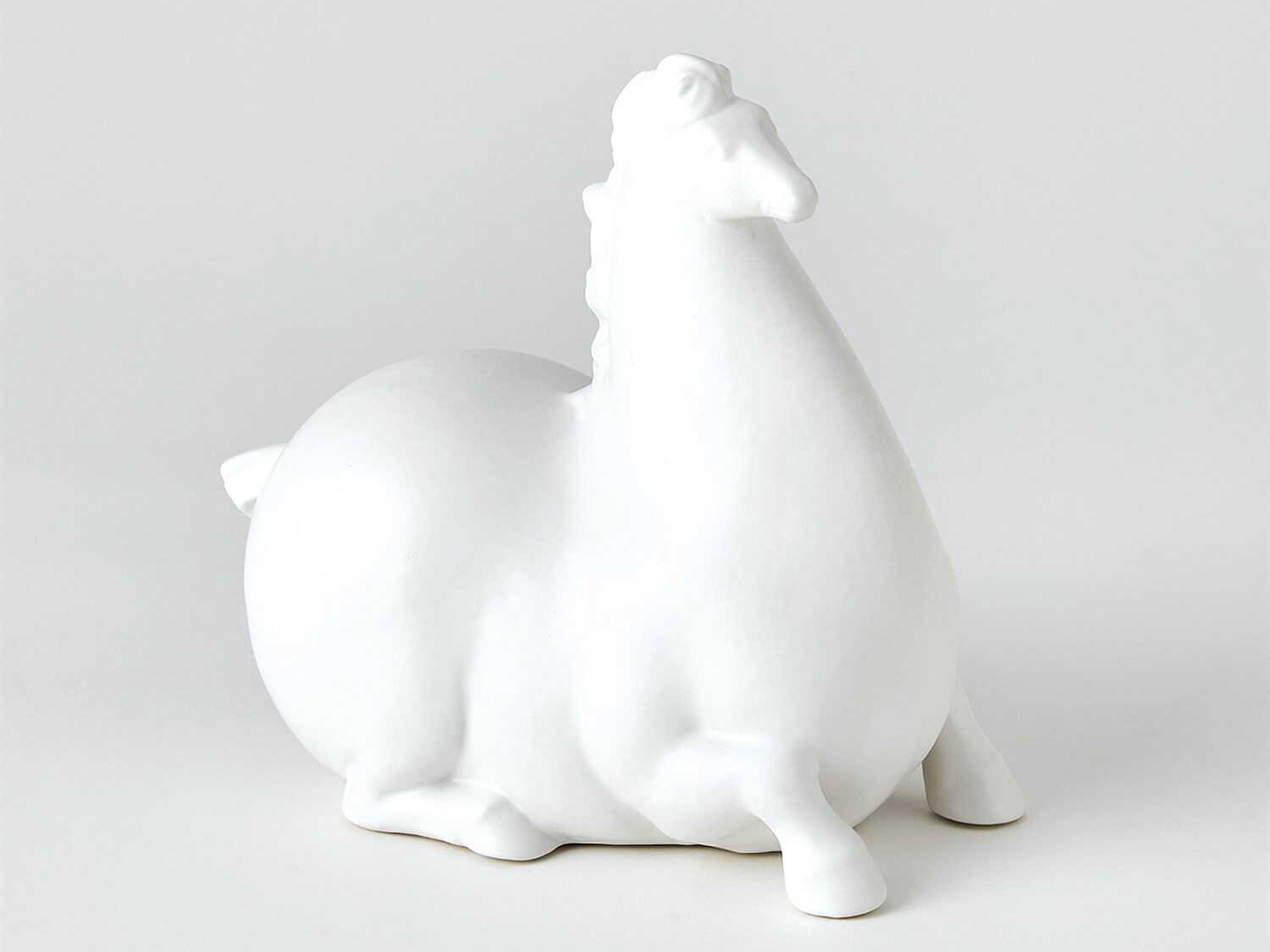 Matte White 9" High Libertino Horse