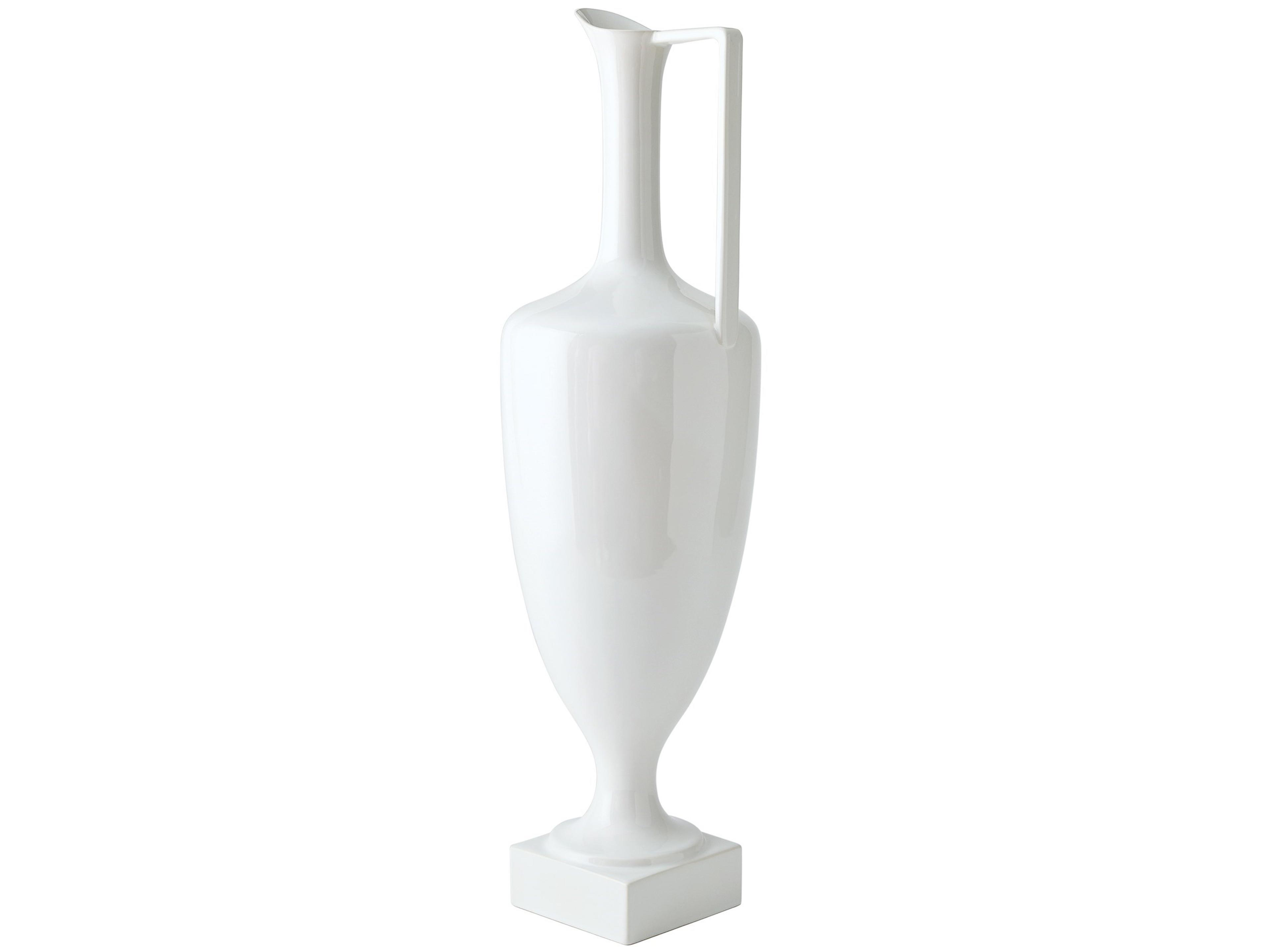 Quiet Curve White Urn