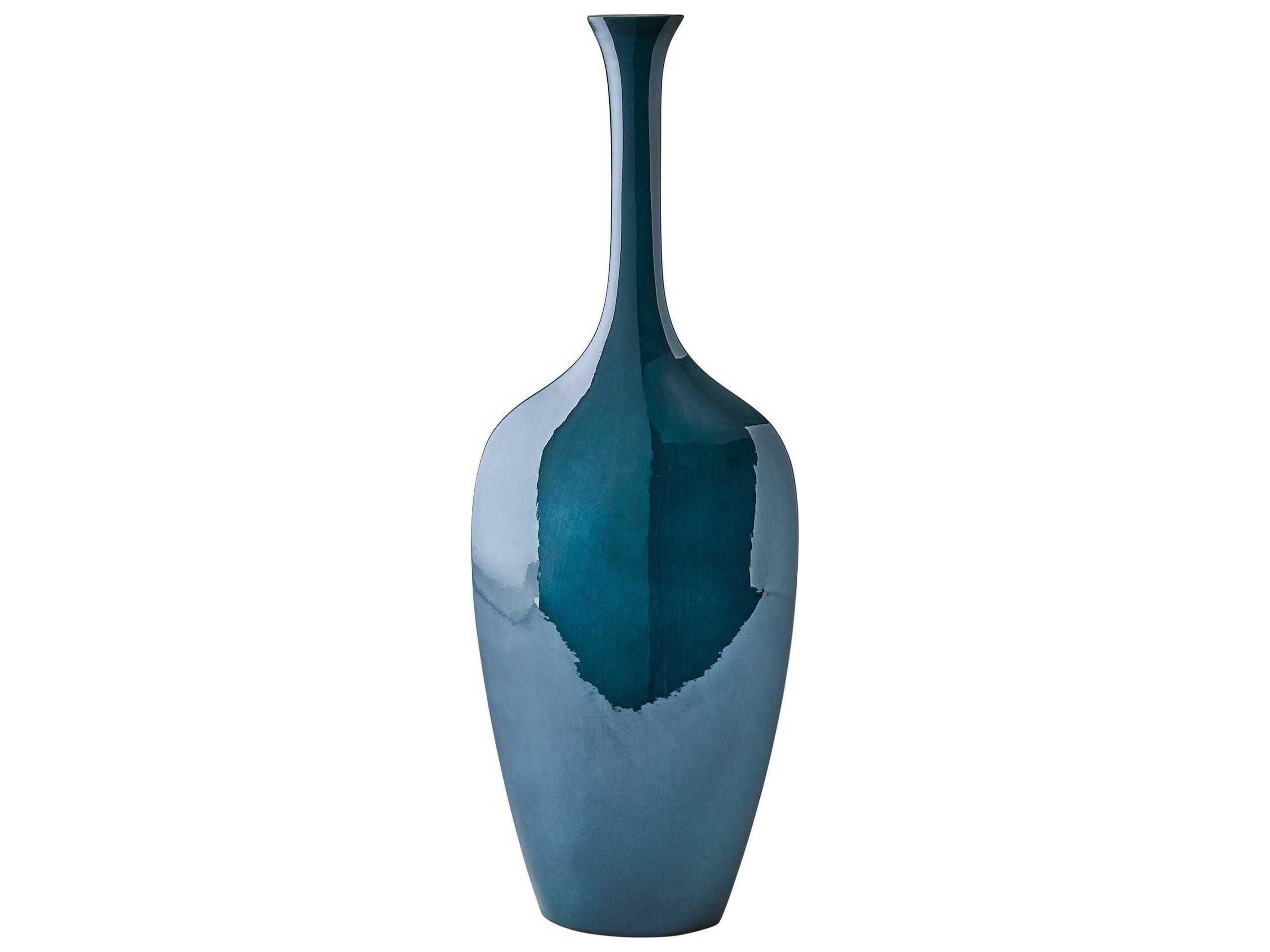 Silhouette Slim Reactive Blue Vase