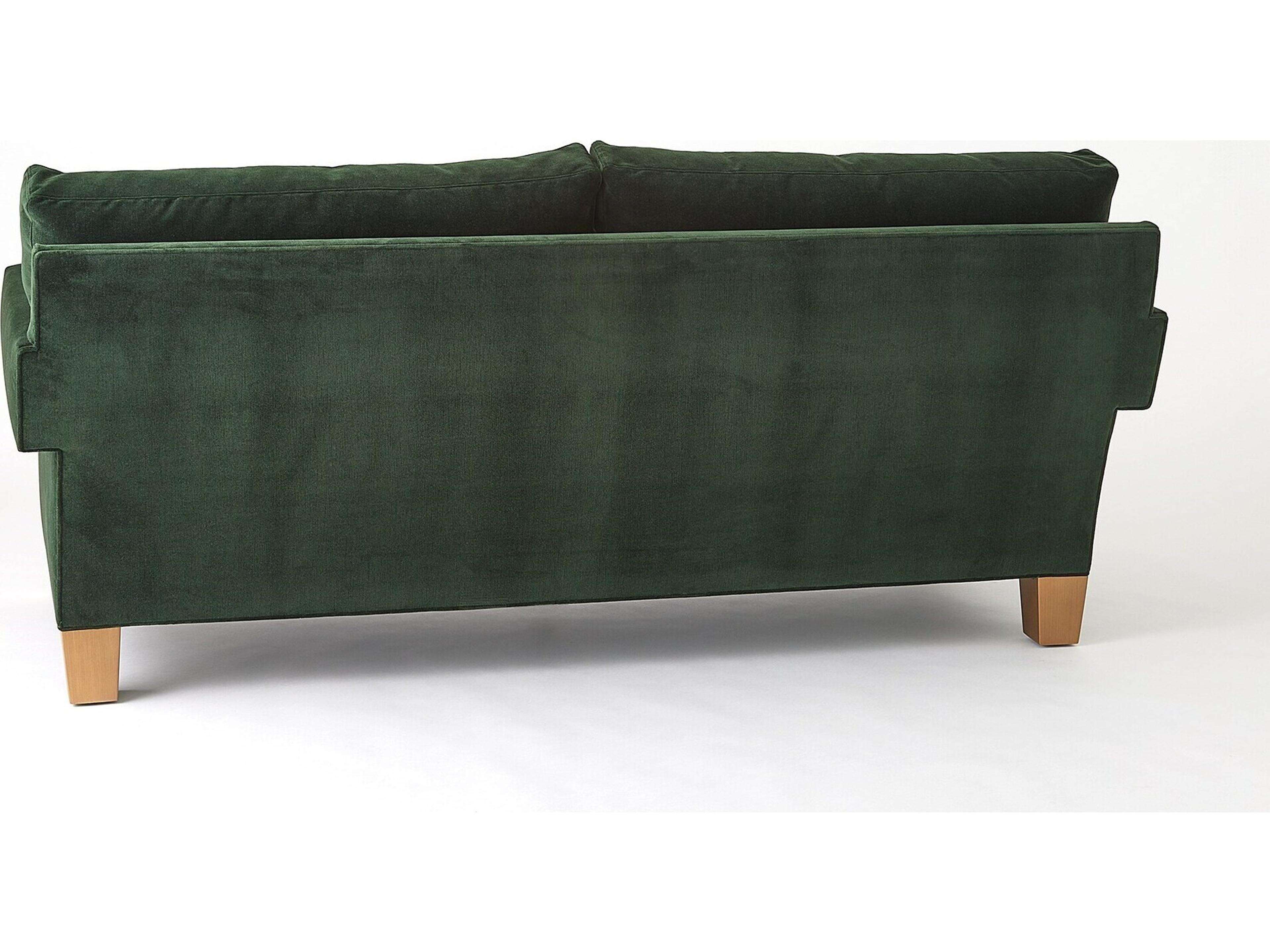 Global Views Green Upholstered Sofa
