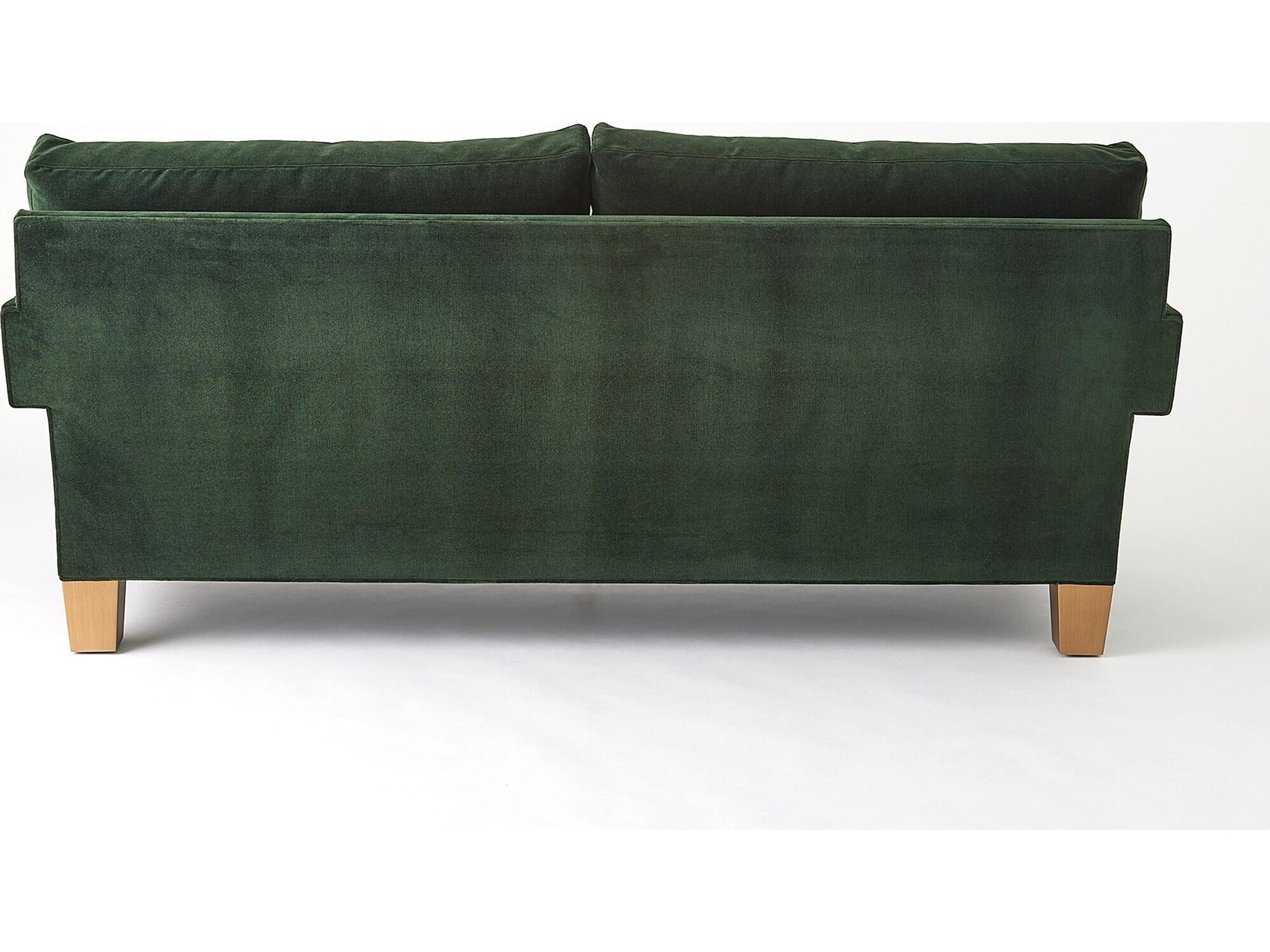 Global Views Green Upholstered Sofa