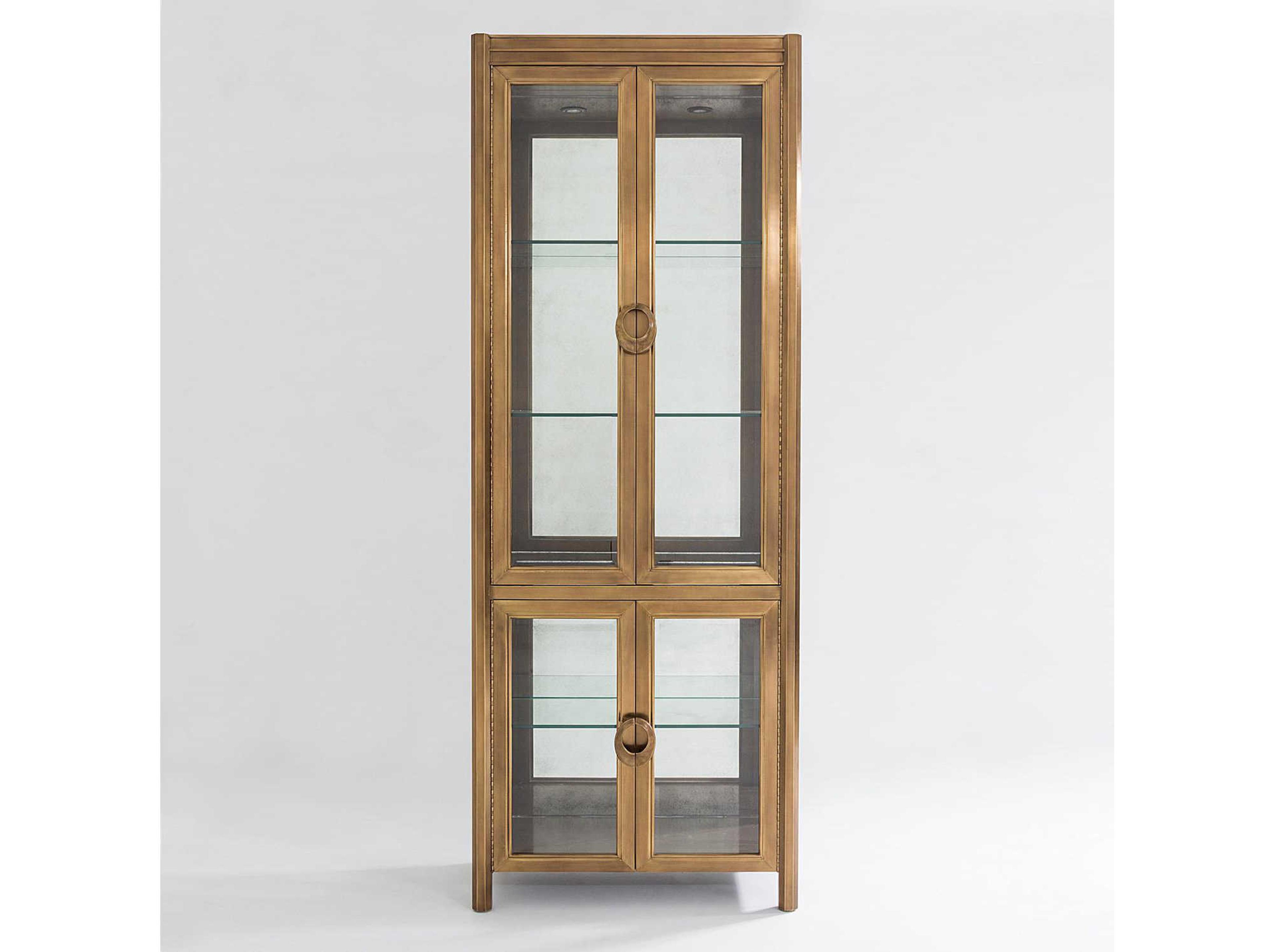 Global Views Poplar Wood Display Cabinet