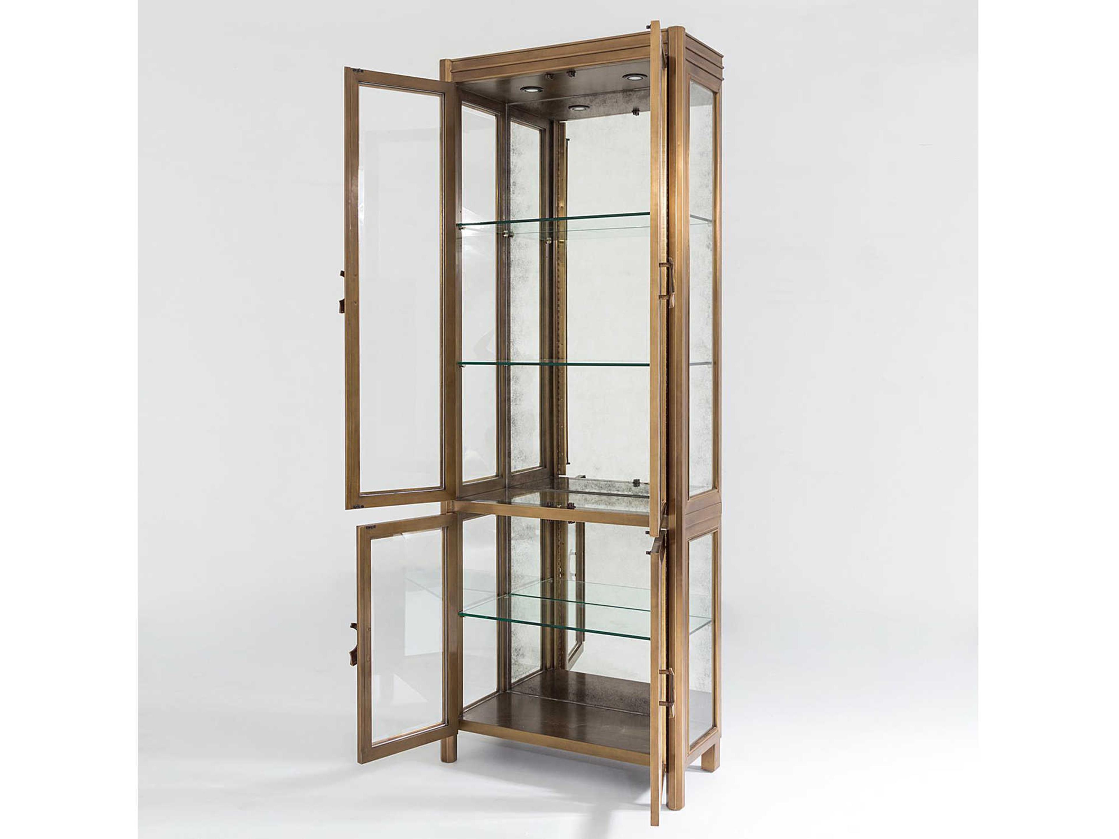 Global Views Poplar Wood Display Cabinet