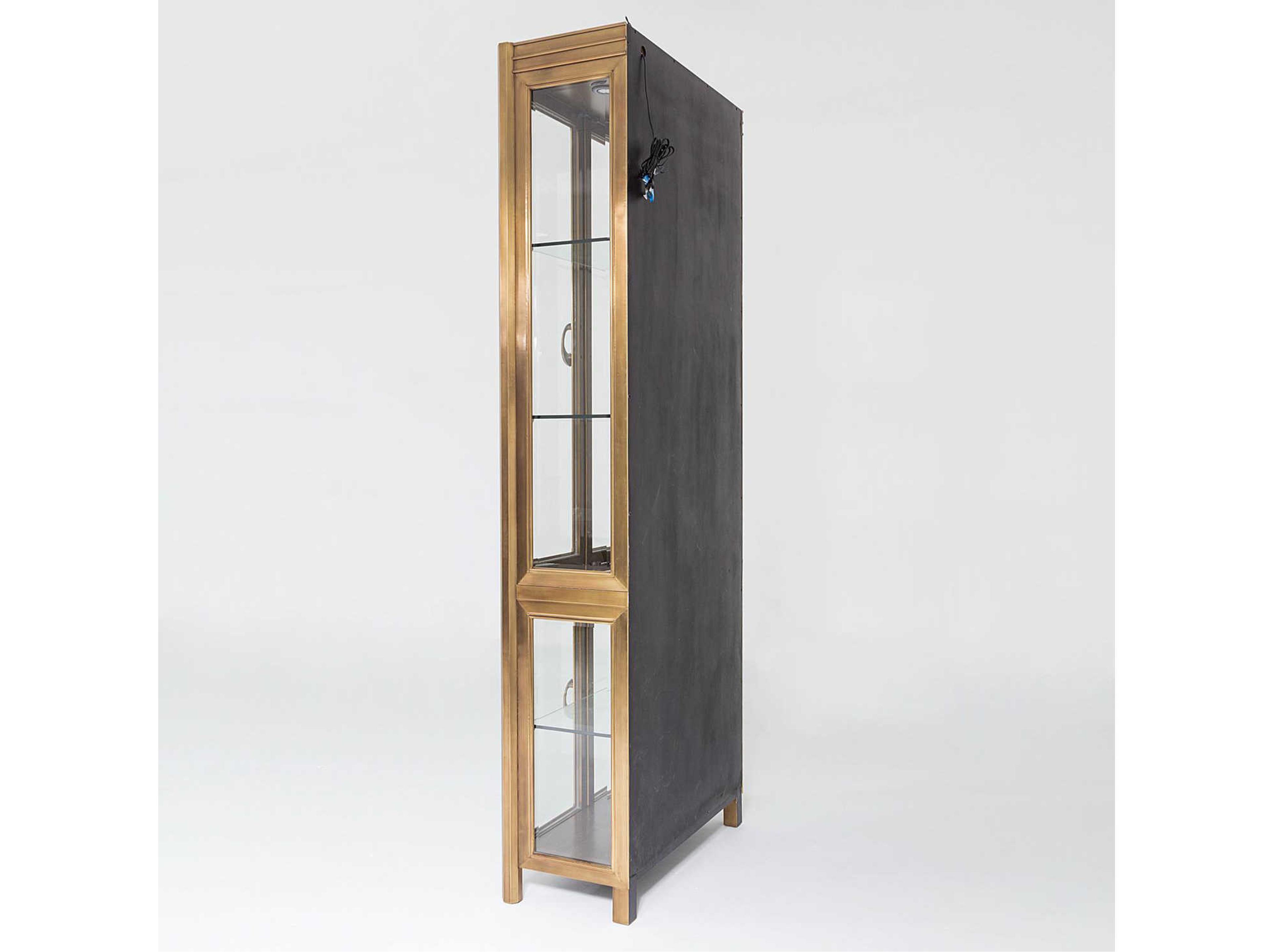 Global Views Poplar Wood Display Cabinet