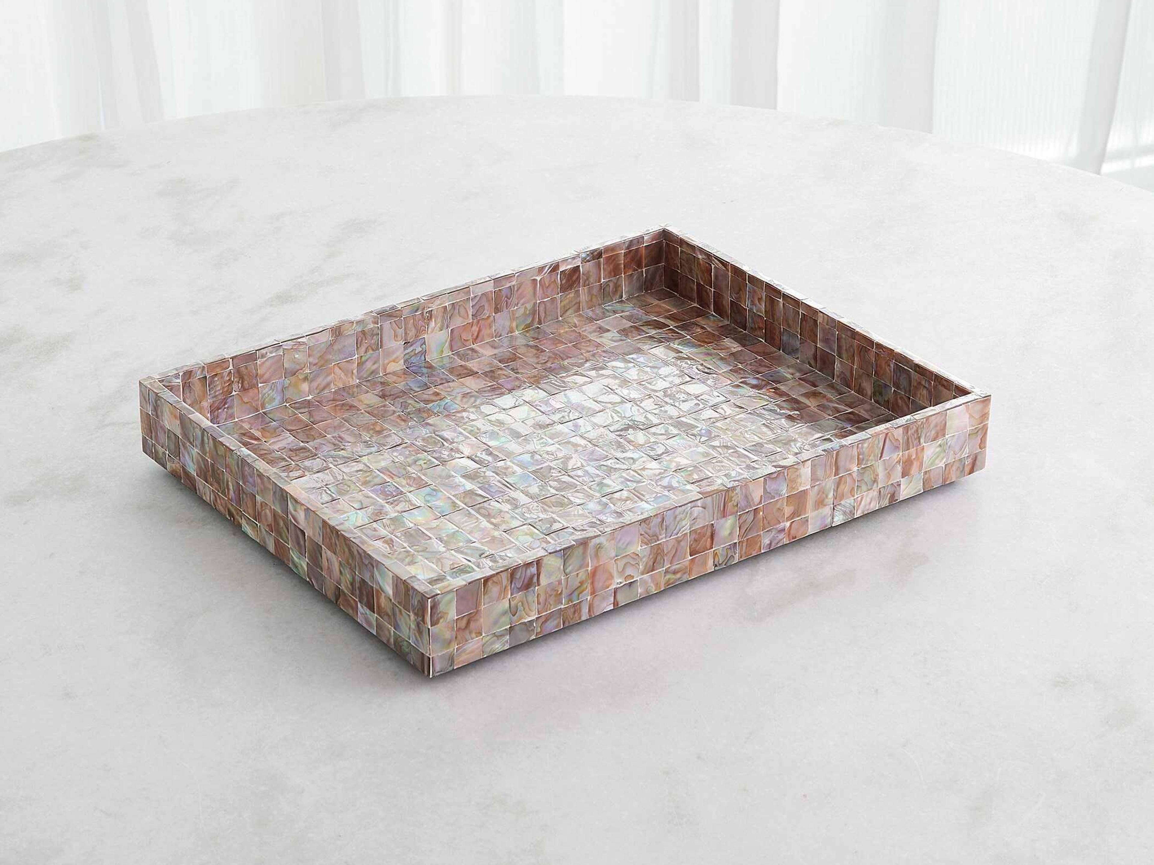 Global Views Sunset Mother of Pearl Tray