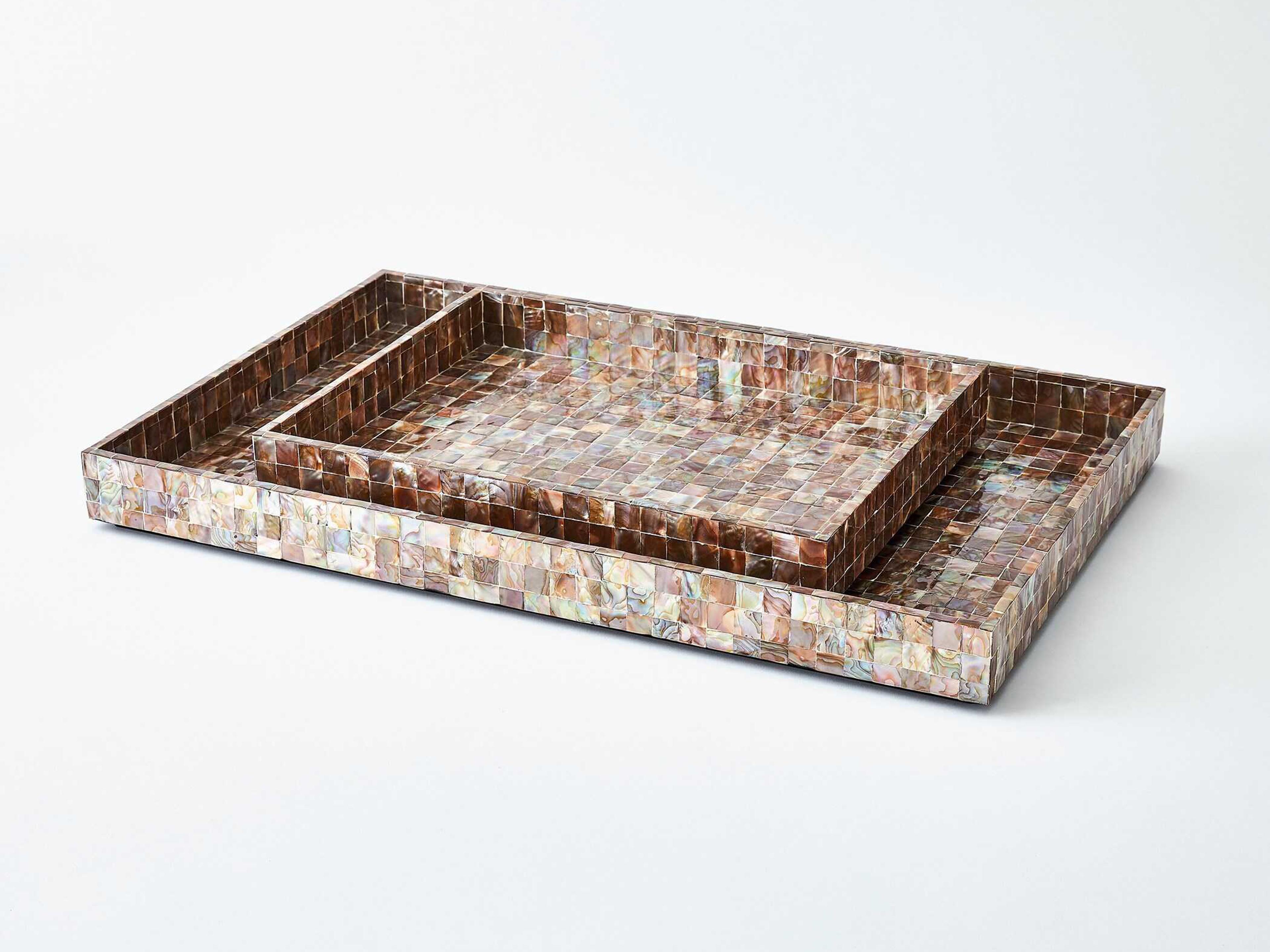 Global Views Sunset Mother of Pearl Tray