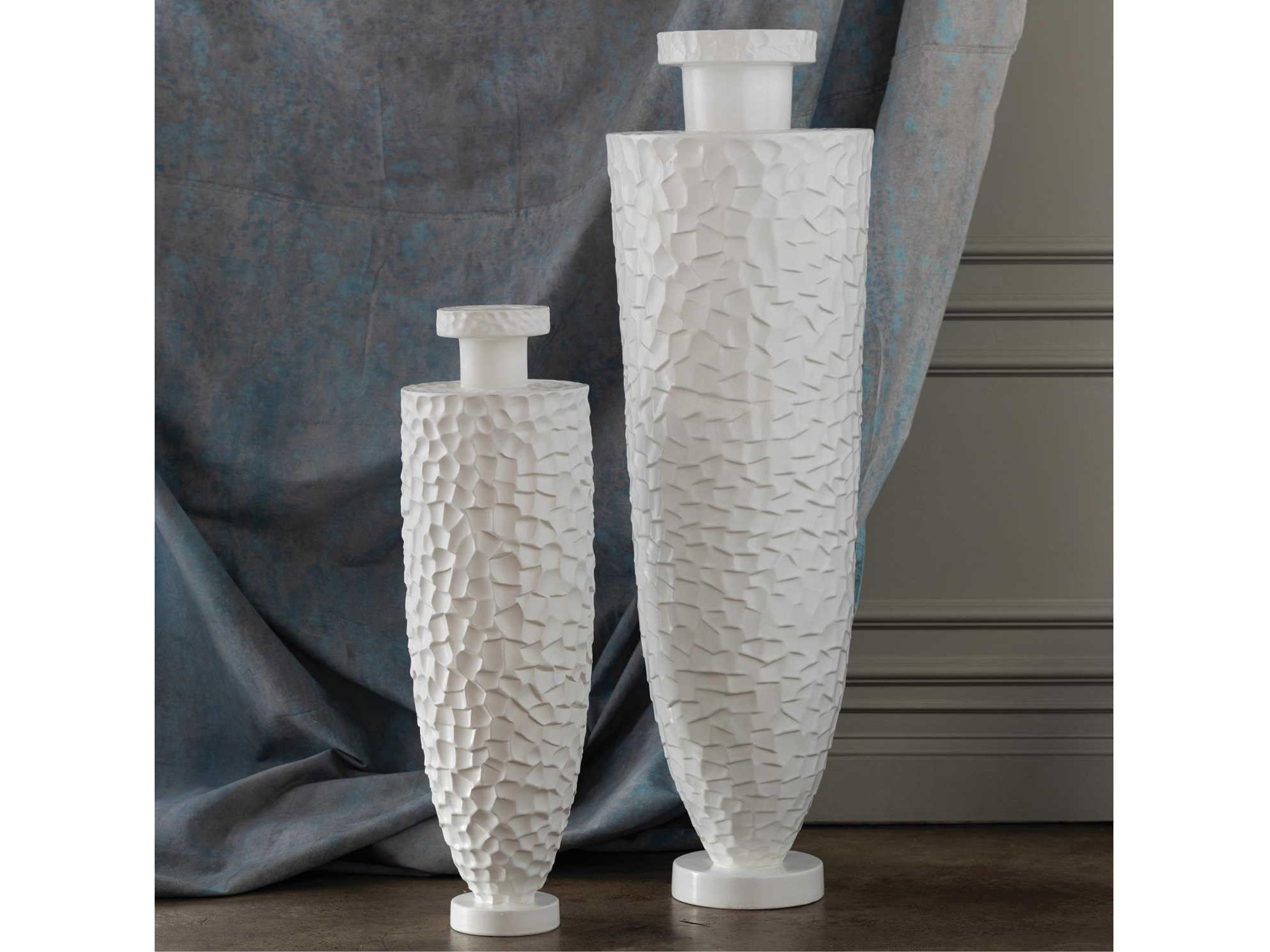 Global Views Monumental Chiseled Large Vase