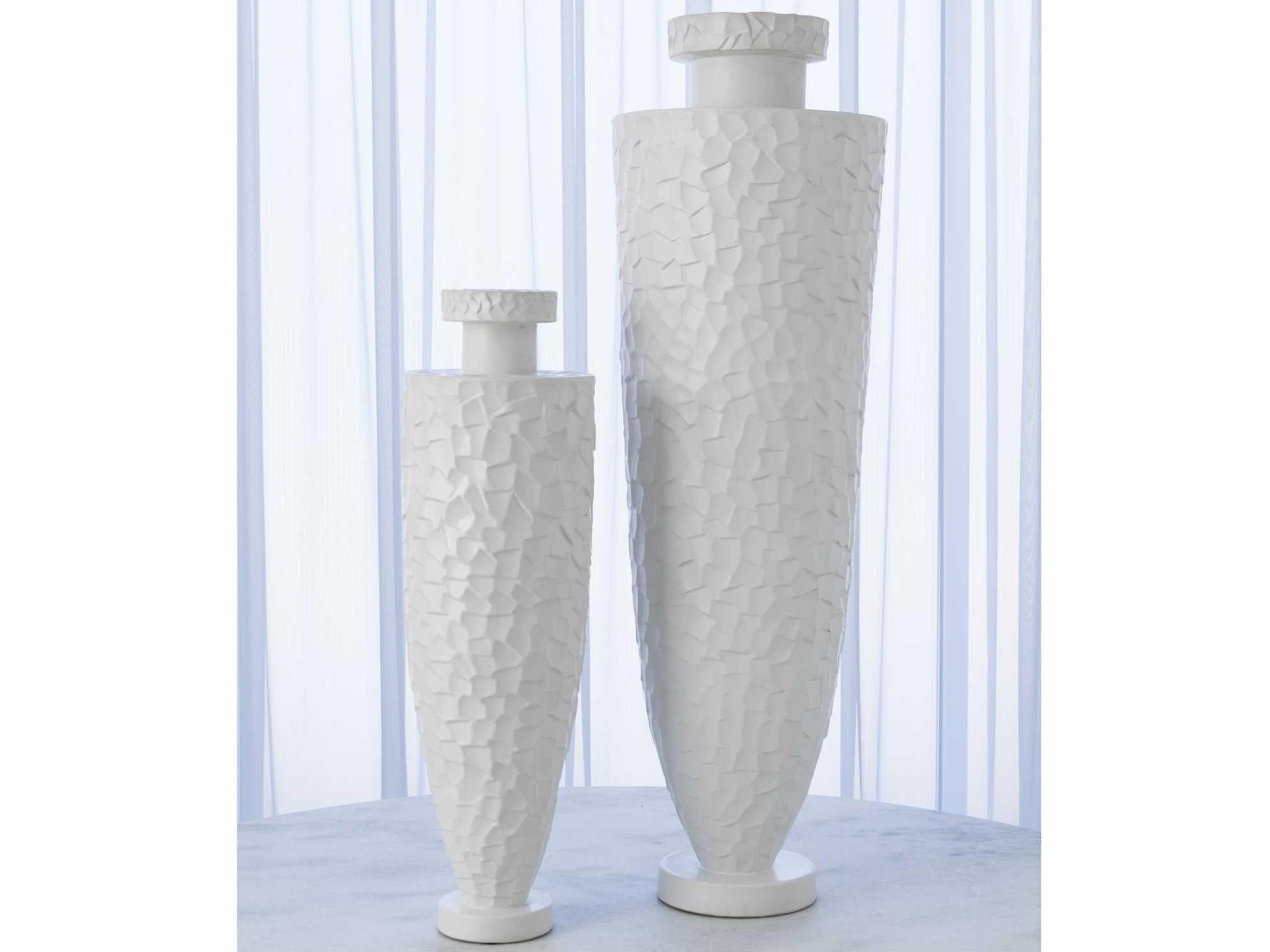 Global Views Monumental Chiseled Large Vase