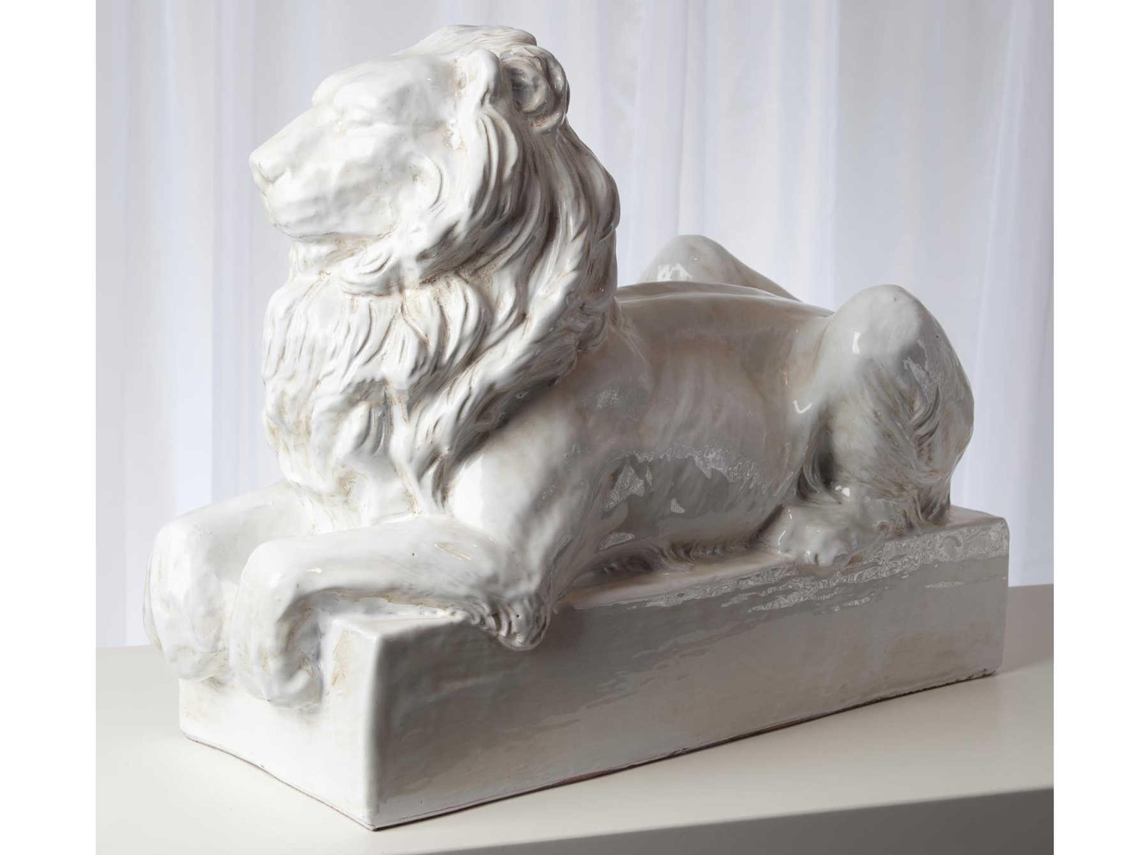 Global Views Lion Sculpture