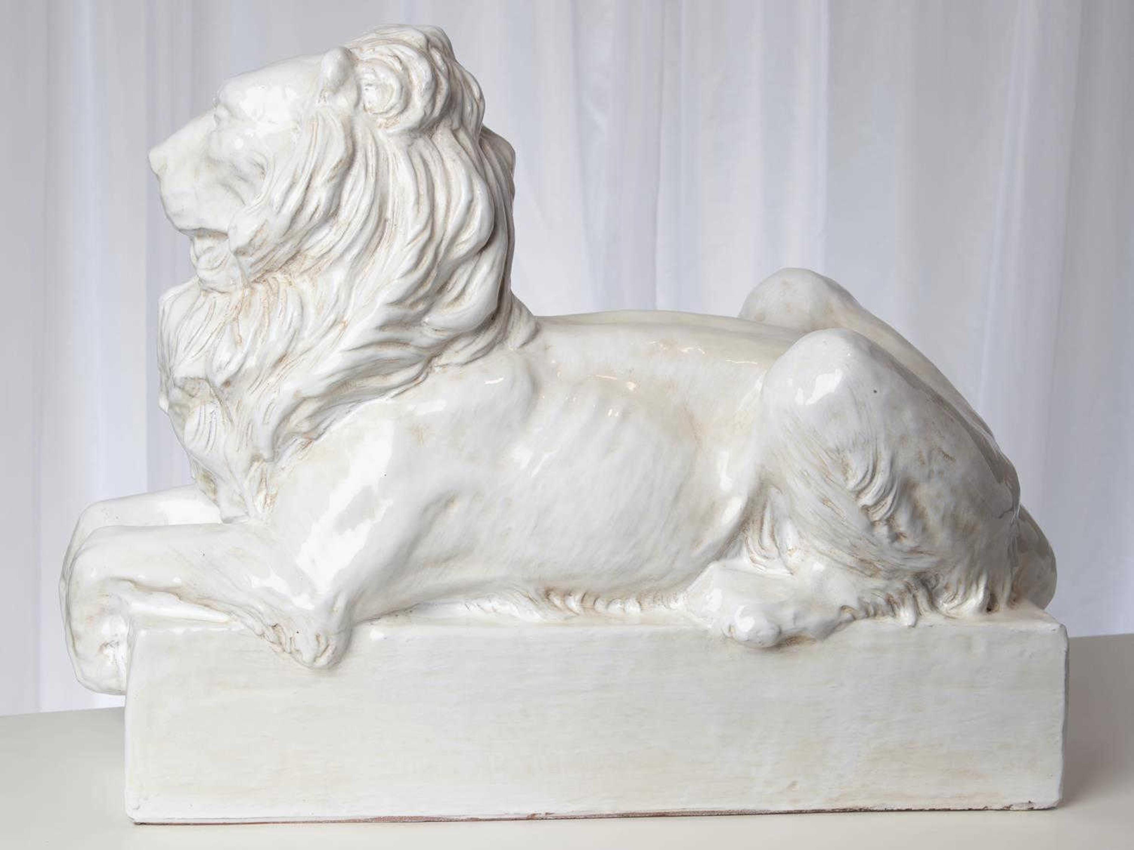 Global Views Lion Sculpture