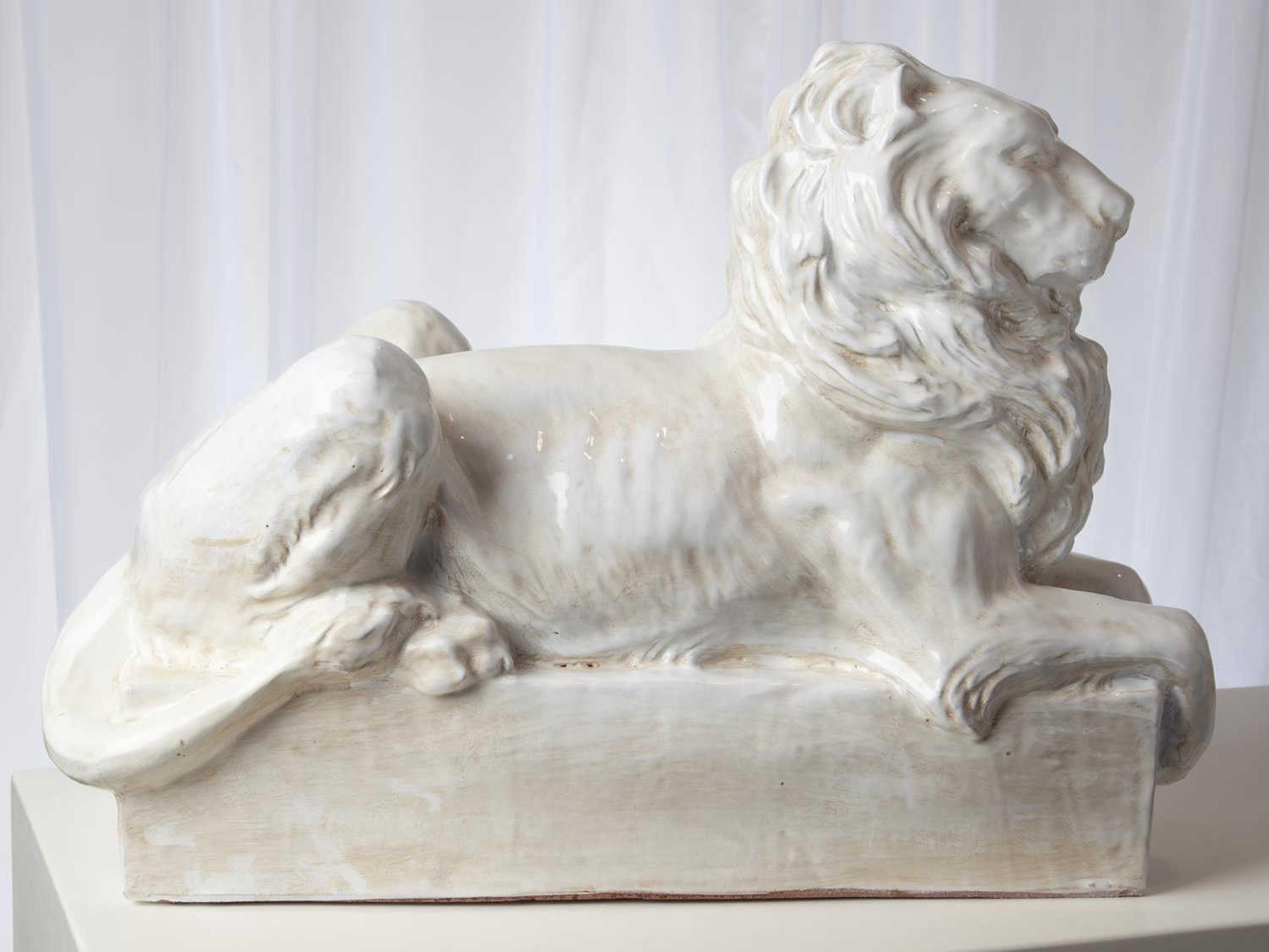 Global Views Lion Sculpture