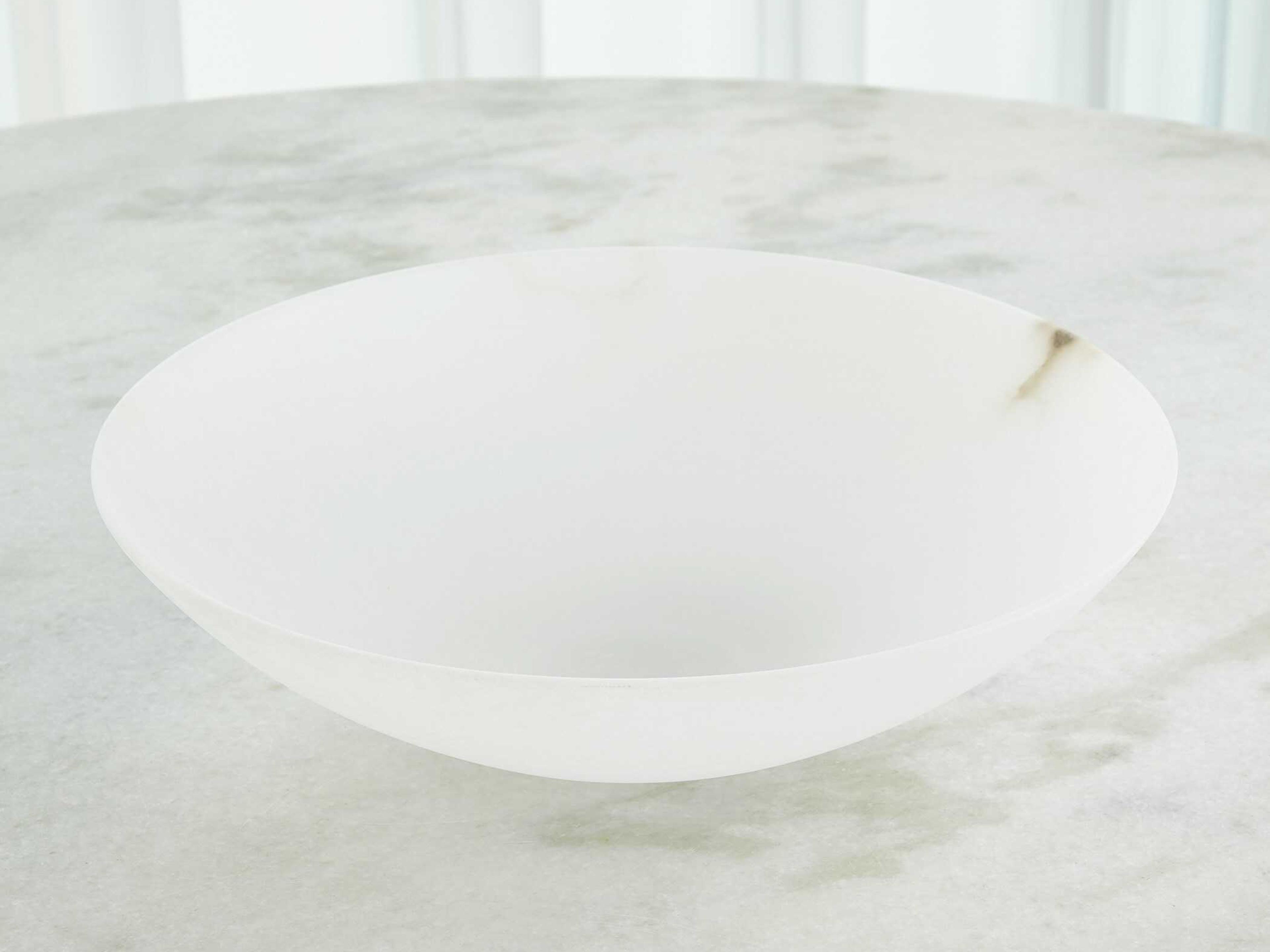Global Views Alabaster 18" Bowl