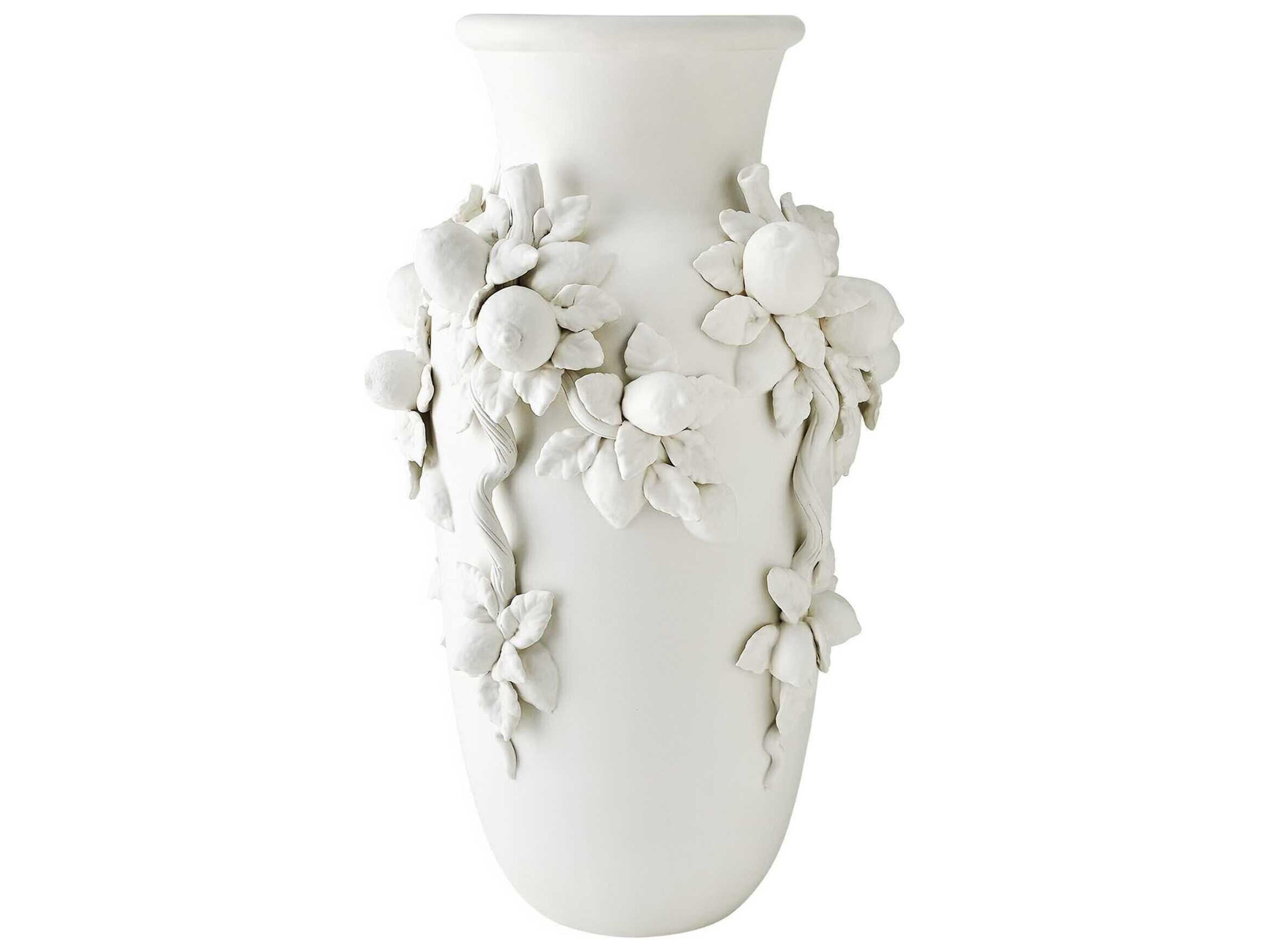 Matte White Villa Limone Urn