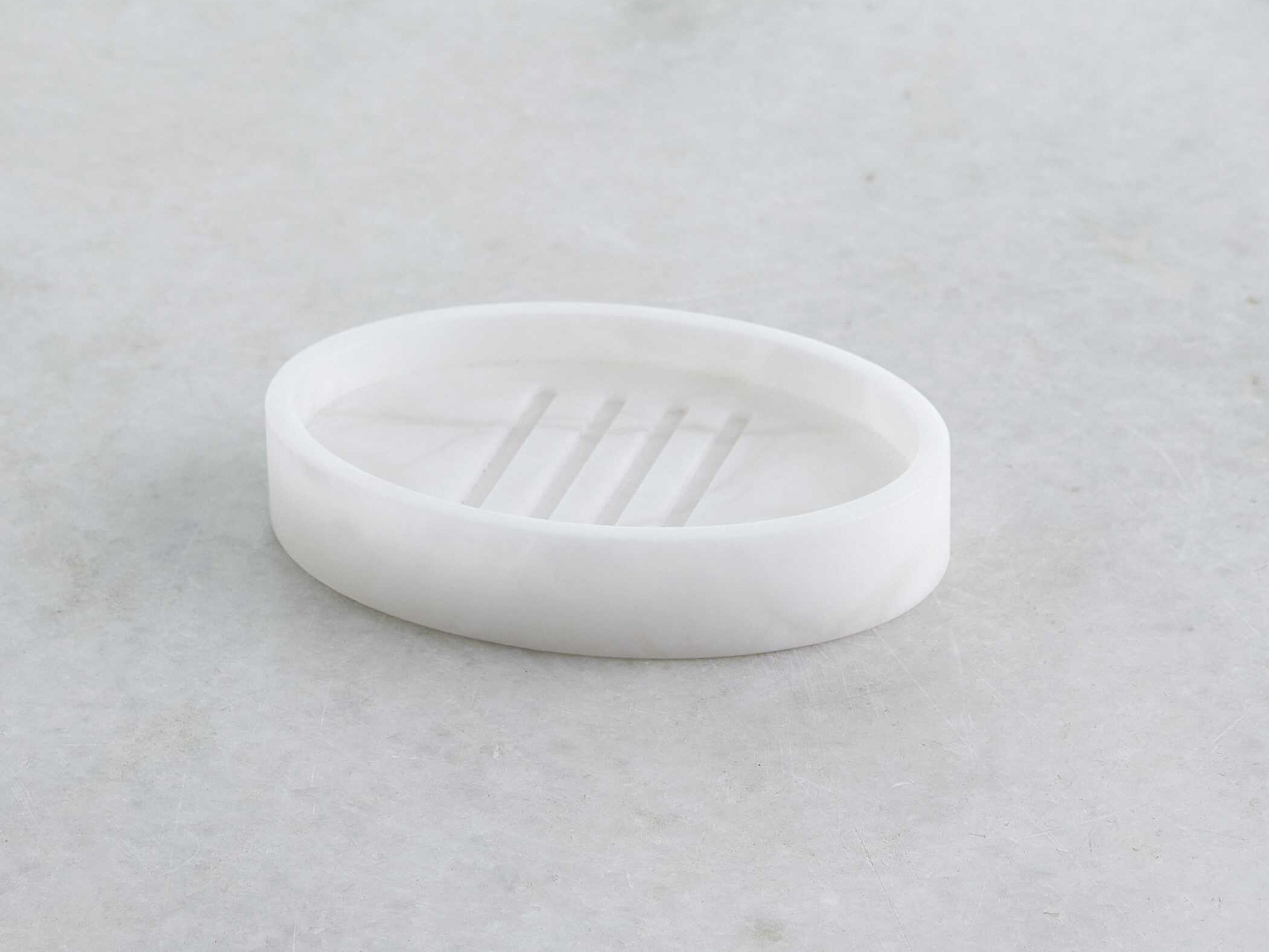 Global Views Alabaster Oval Soap Dish