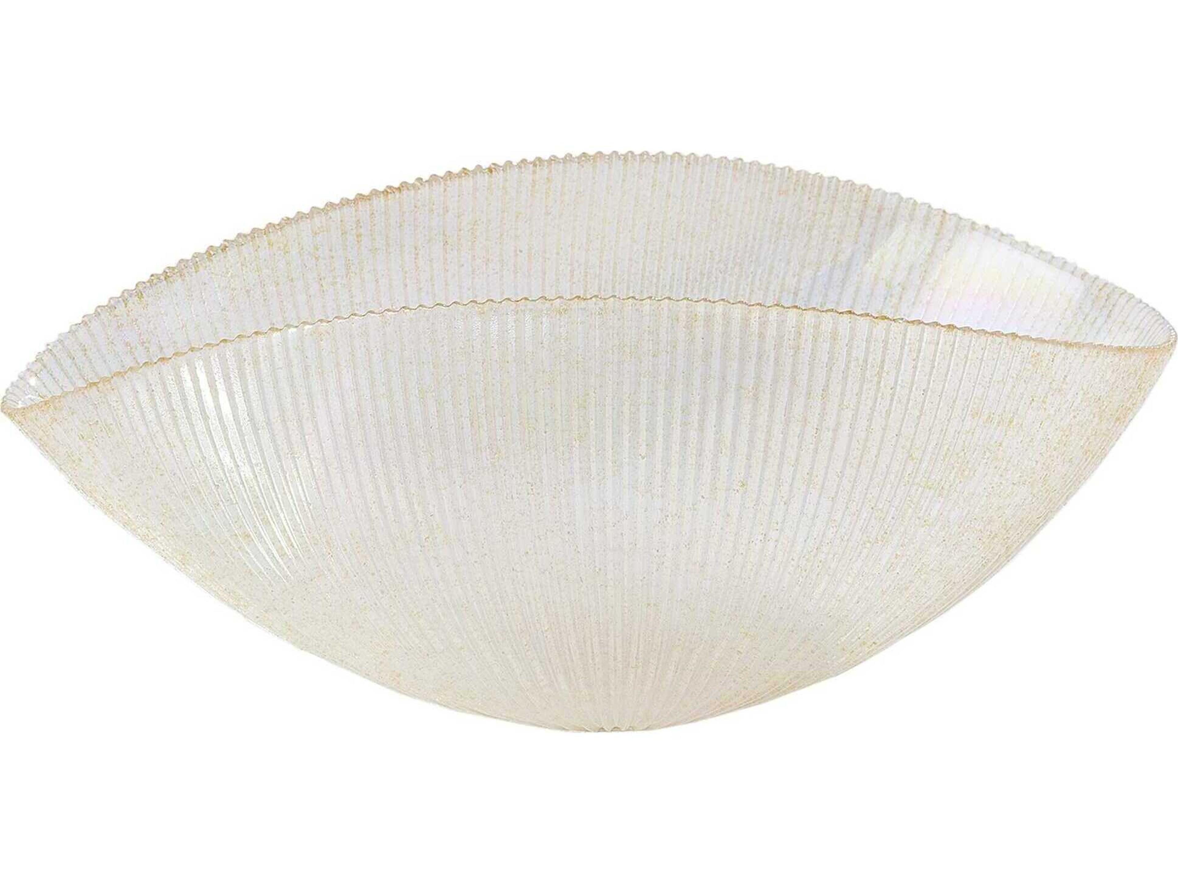 Gold Pleated Decorative Bowl
