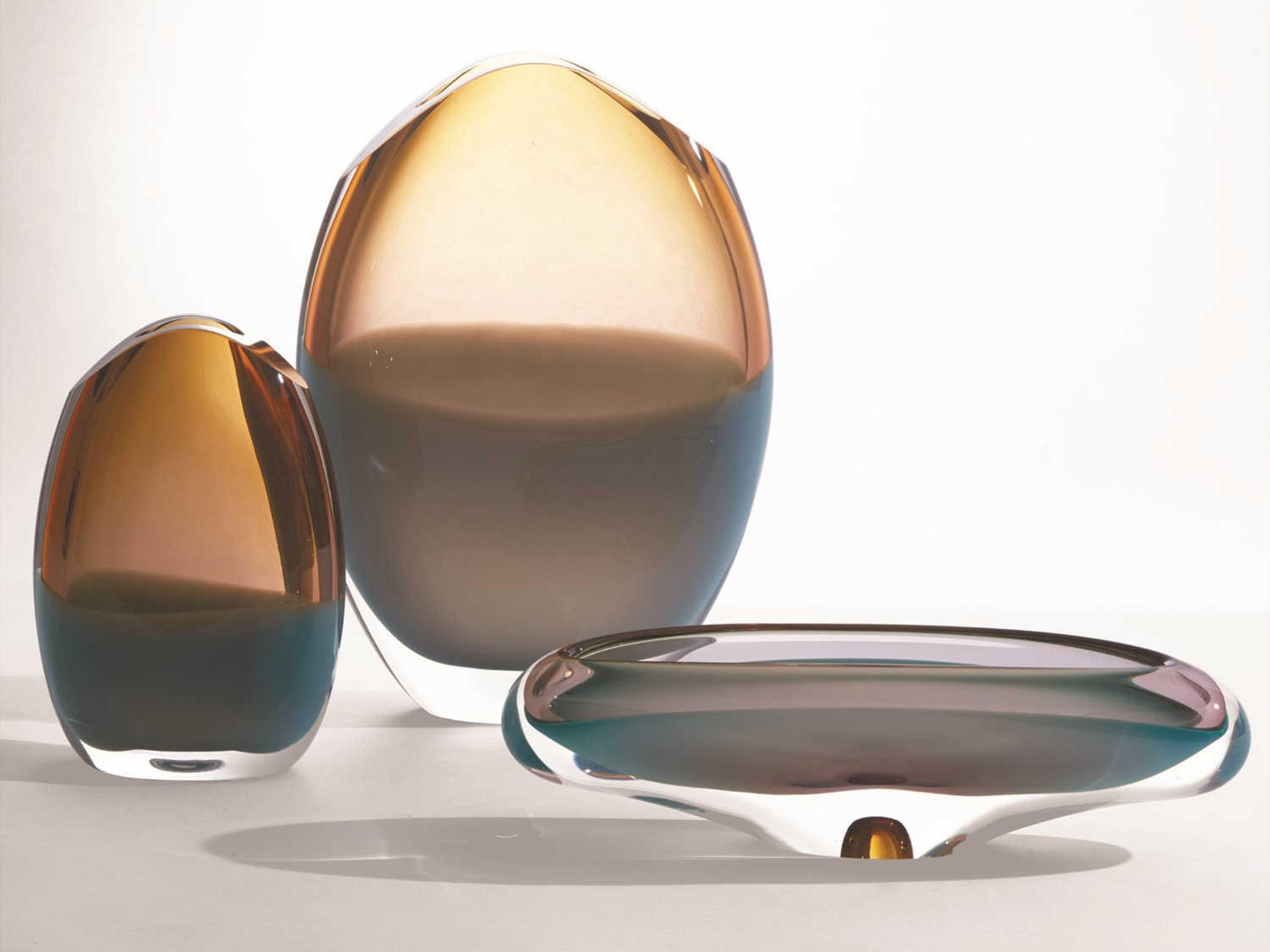 Global Views Pistachio Amber Large Vase