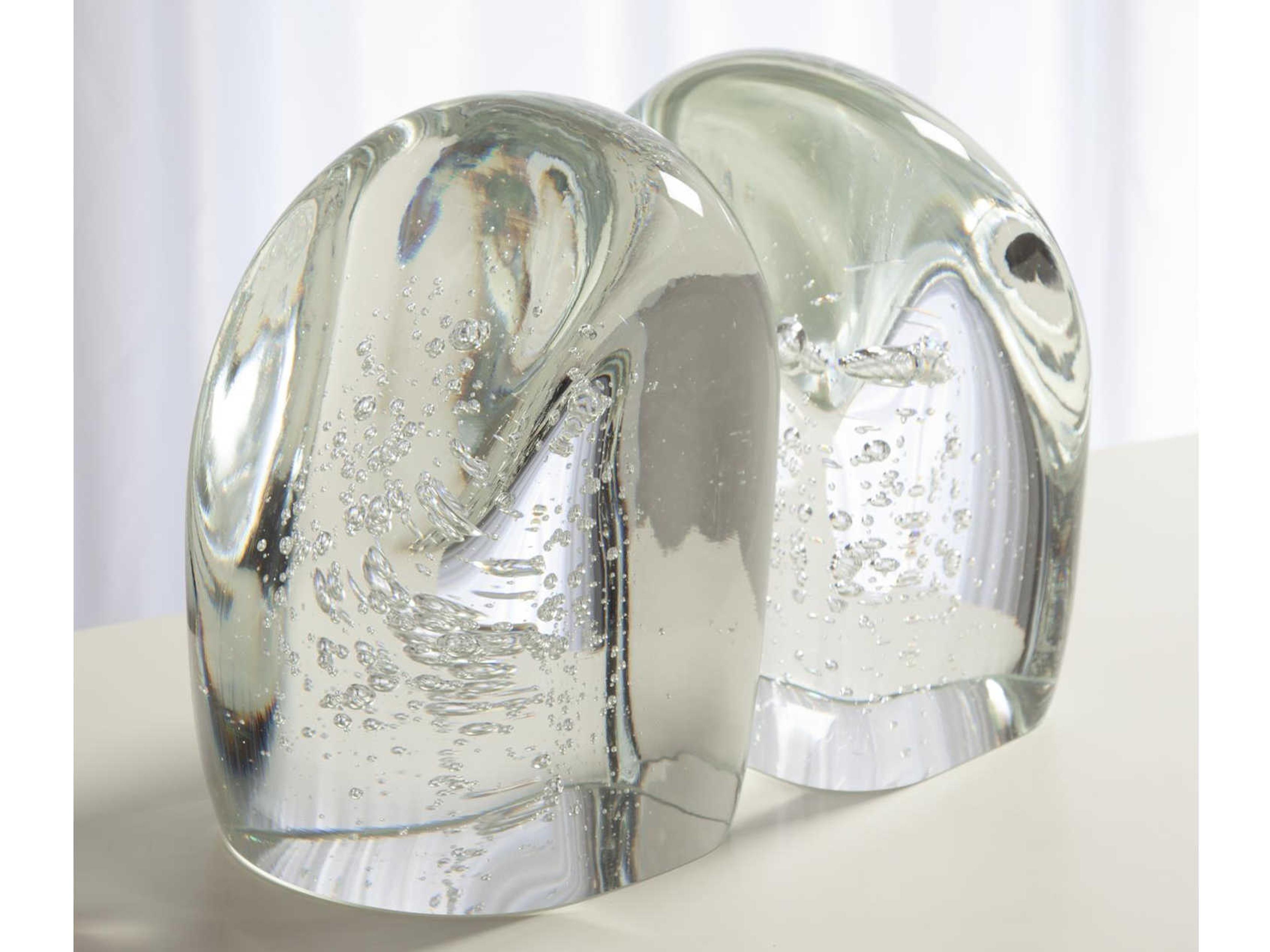 Global Views Chunk Clear With Bubbles Bookends