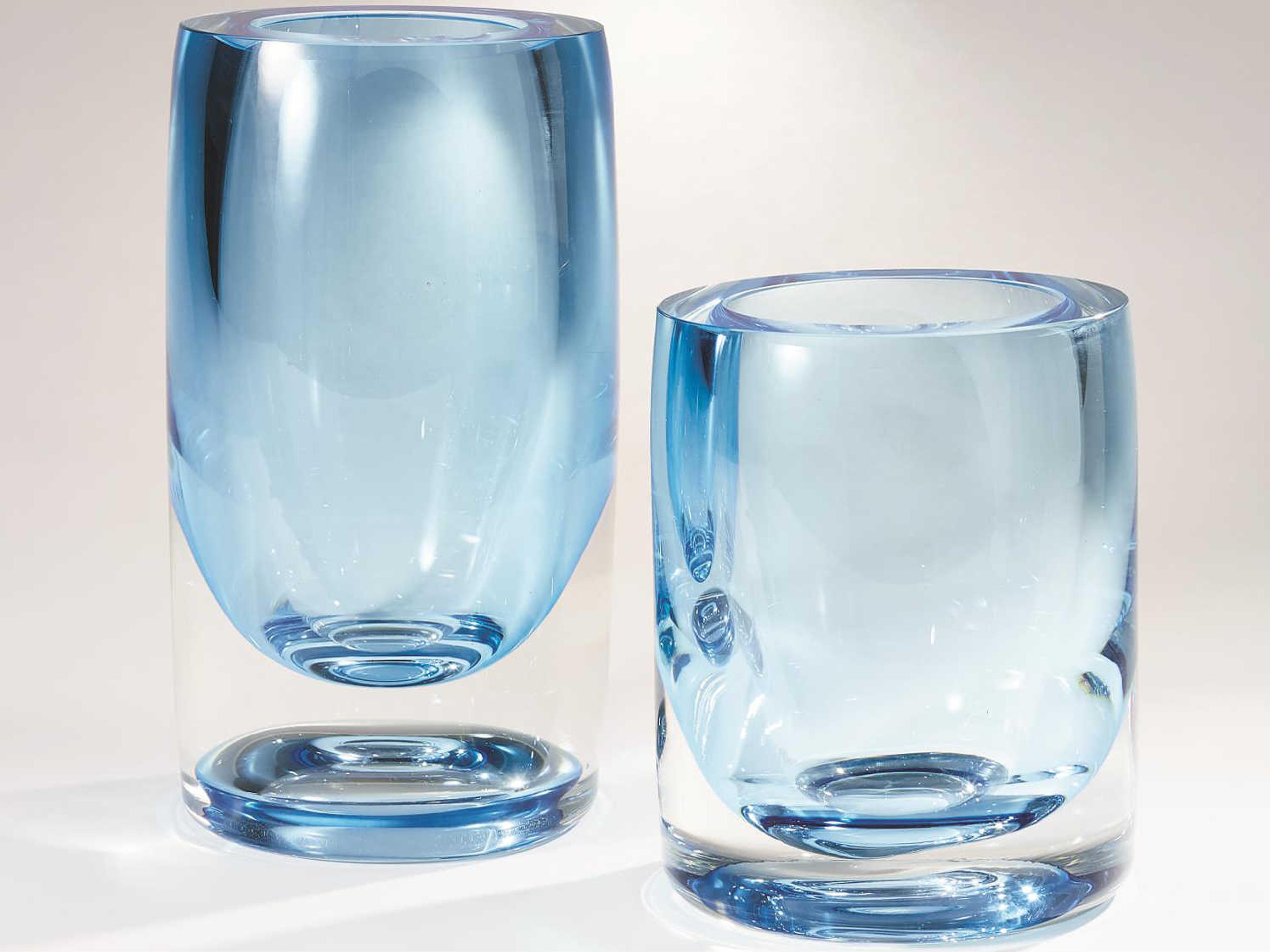 Global Views Power Blue / Light Large Vase