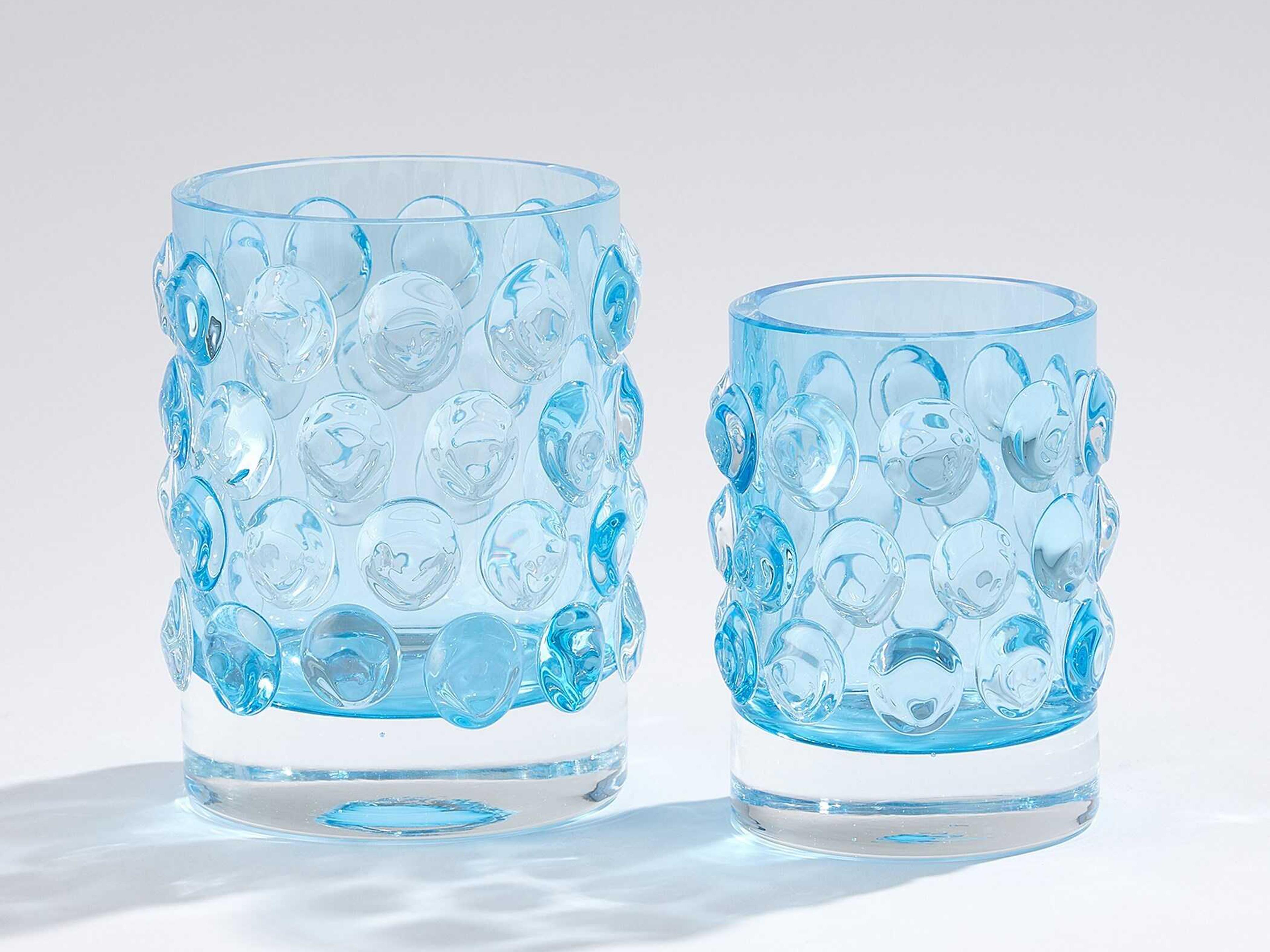 Global Views Thousand Eye Blue Vase